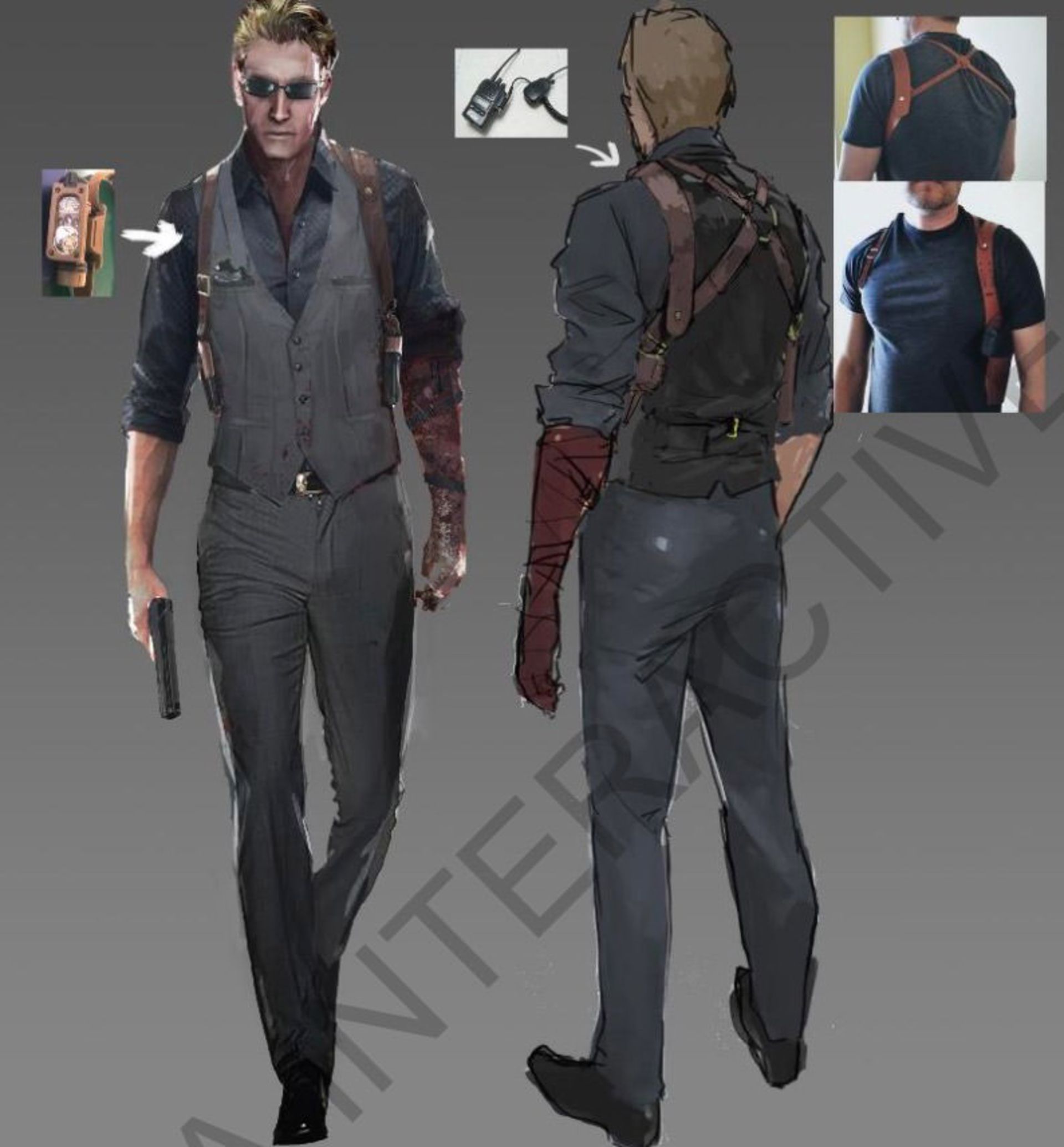 تصویر فاش‌شده توسط صداپیشه آلبرت وسکر از ریمیک Resident Evil 4