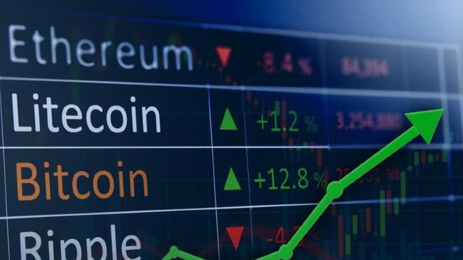 رمز ارزها لایت کوین، بیت کوین اتریوم 