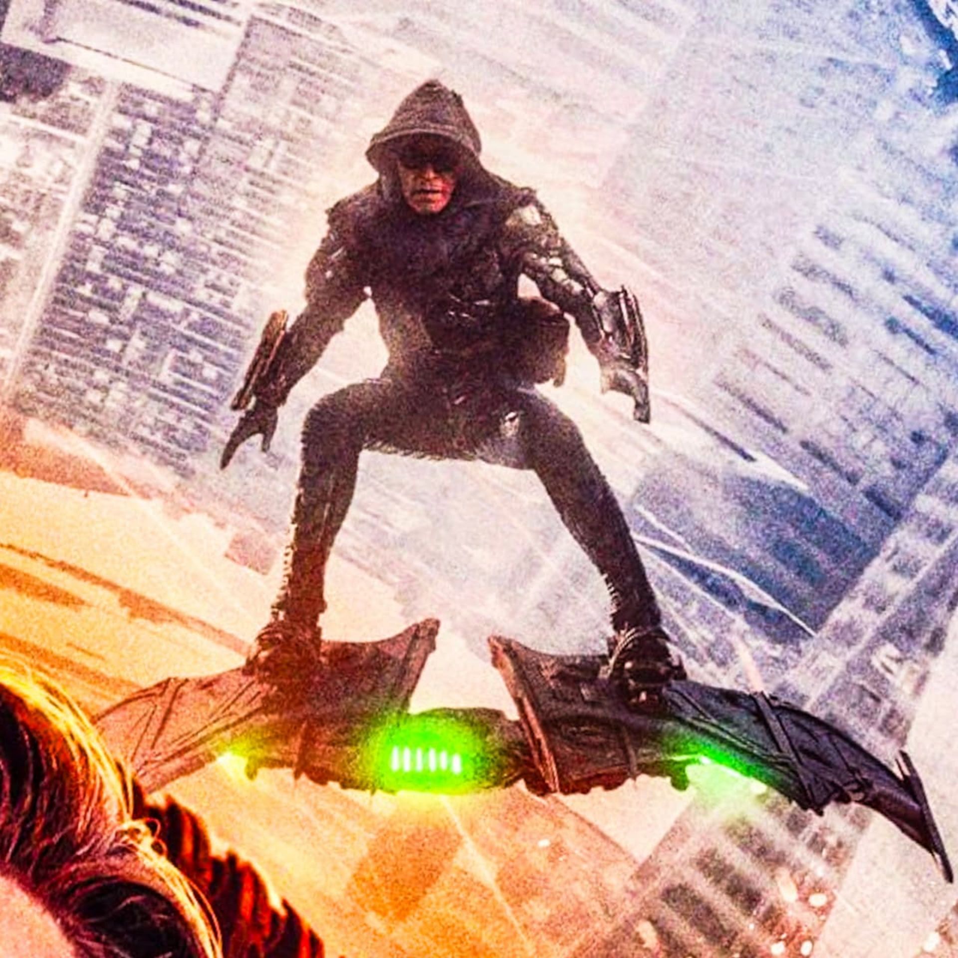 نمایی بهتر از ظاهر جدید گرین گابلین با بازی ویلم دفو در فیلم Spider-Man: No Way Home 