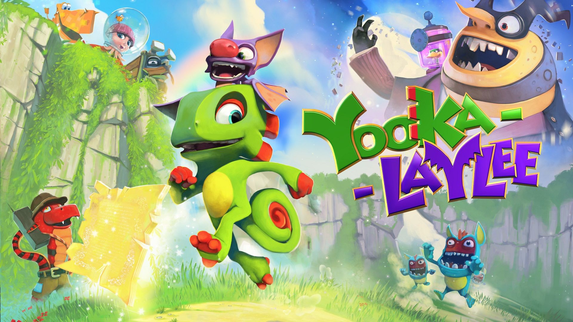 پوستر بازی Yooka-Laylee