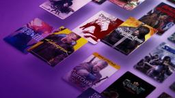 جعبه‌های فیزیکی بازی‌های ویدیویی مانند ویچر (The Witcher) و سایبرپانک (Cyberpunk) روی میز