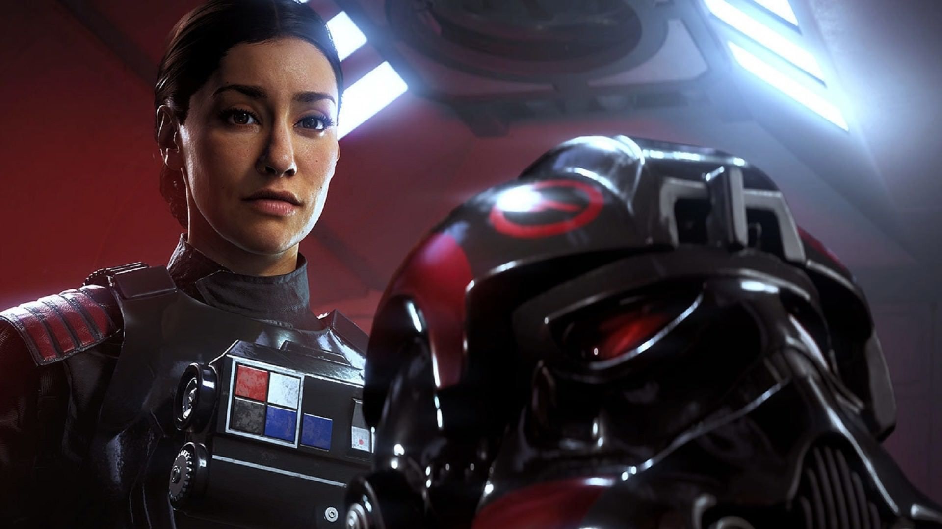 جانینا گاونکار در نقش کاراکتری در بازی Star Wars Battlefront 2