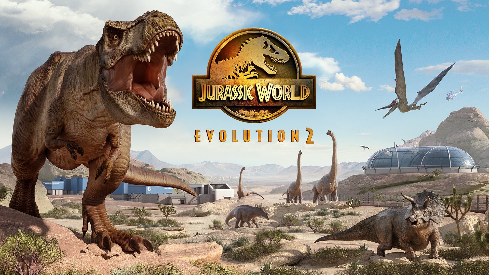 دایناسور بازی Jurassic World Evolution 2 در حال غرش