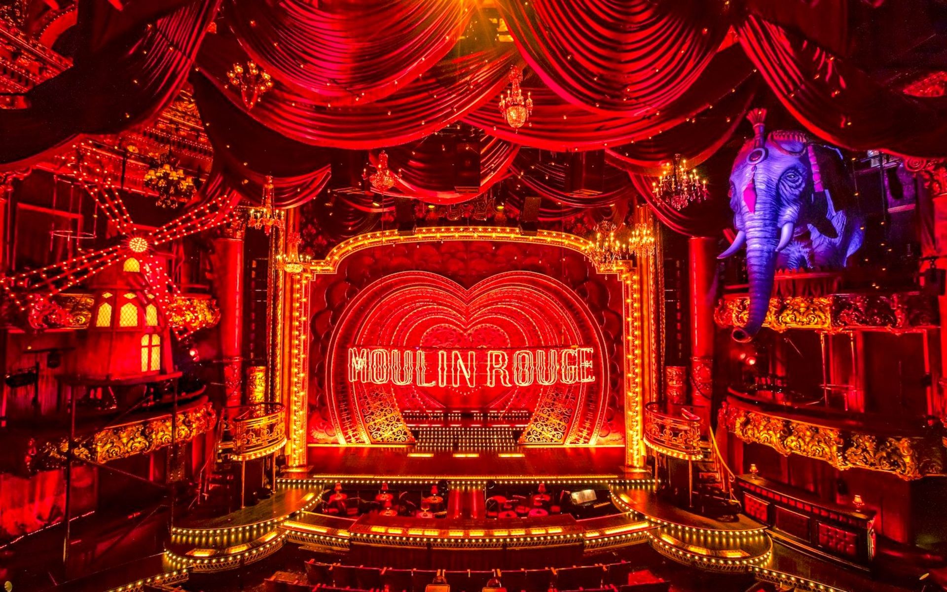 طراحی صحنه فیلم moulin rouge!