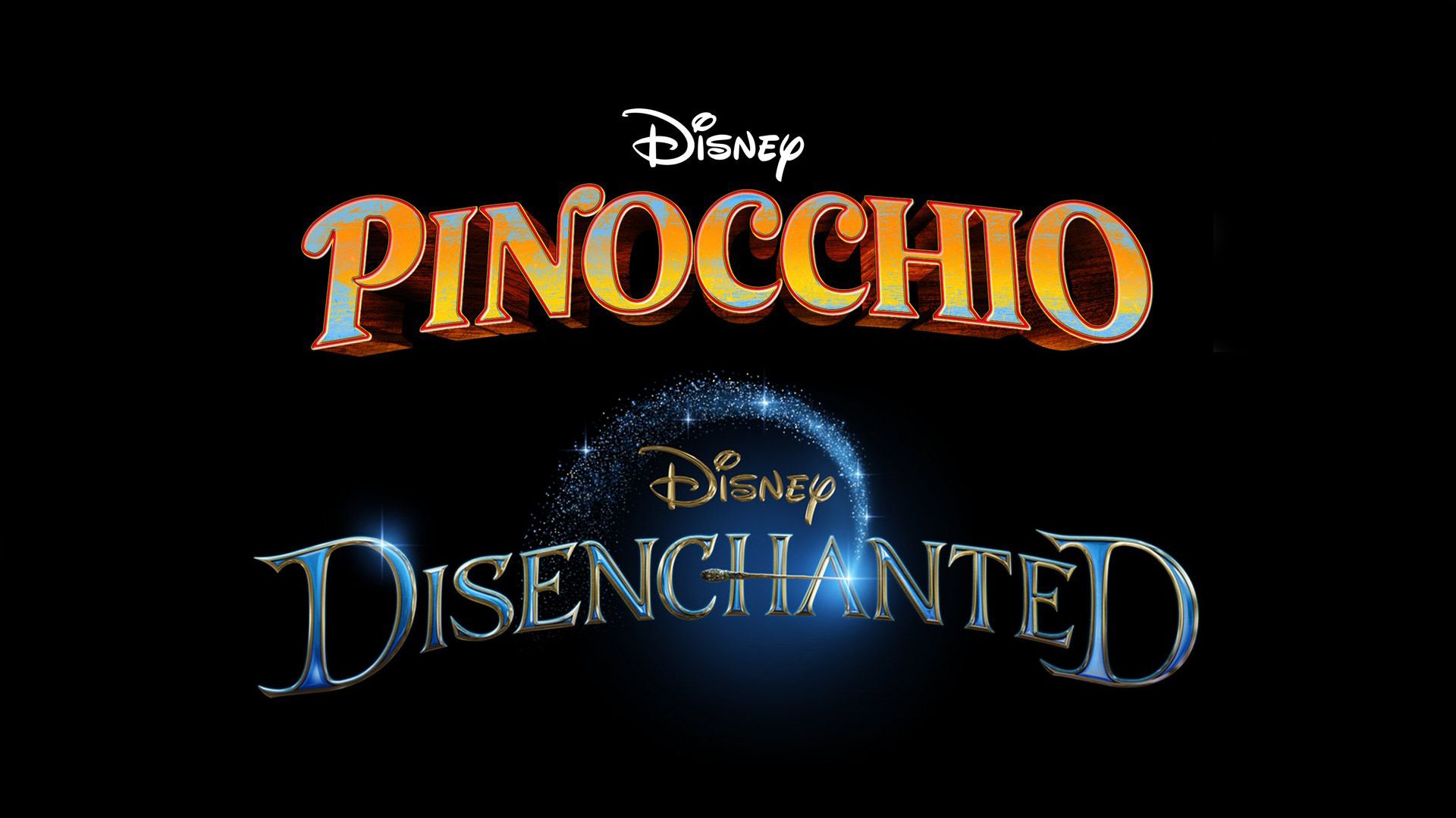 لوگو فیلم‌های Pinocchio و Disenchanted 