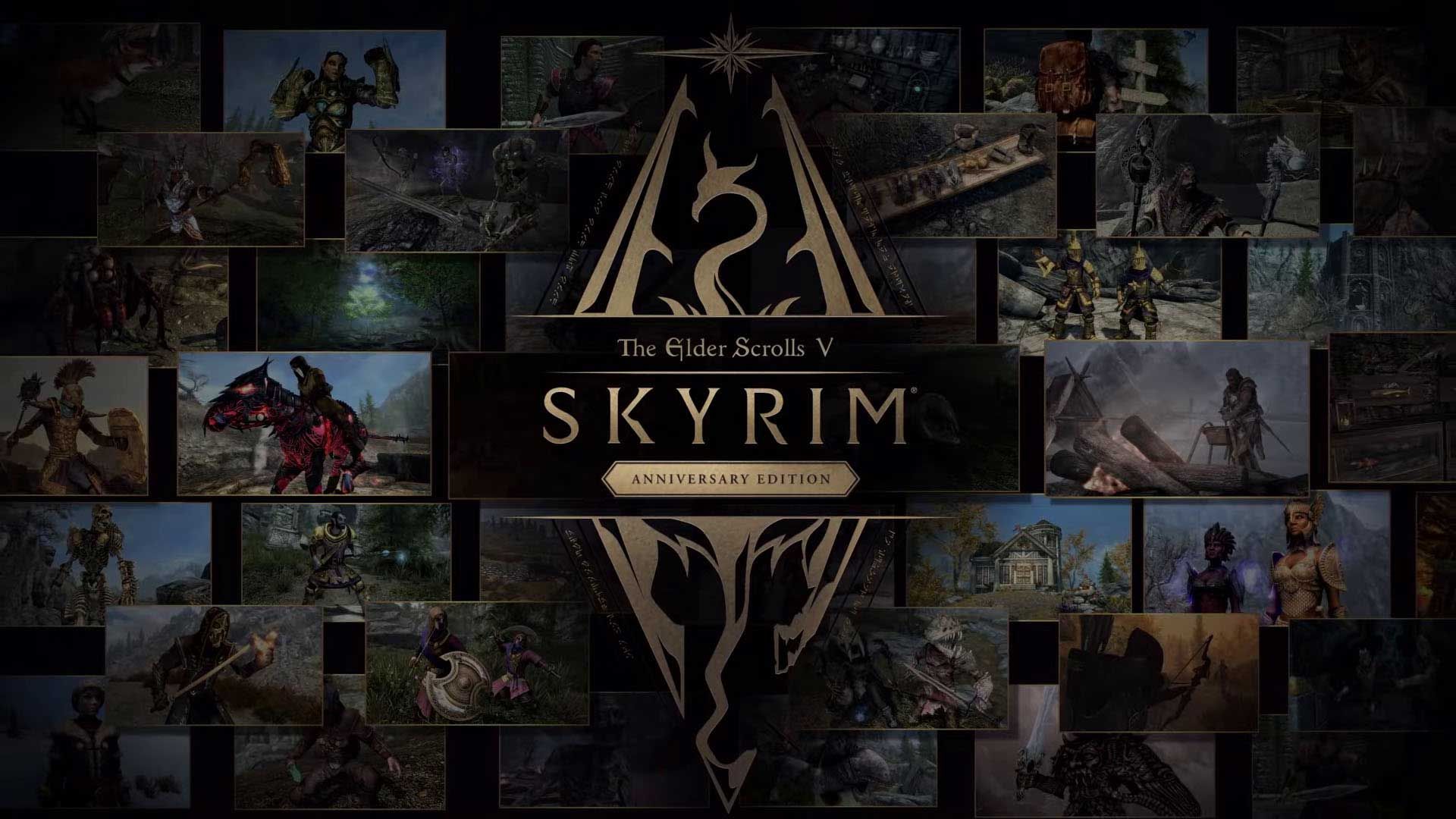 پوستر بازی The Elder Scrolls 5: Skyrim Anniversary Edition