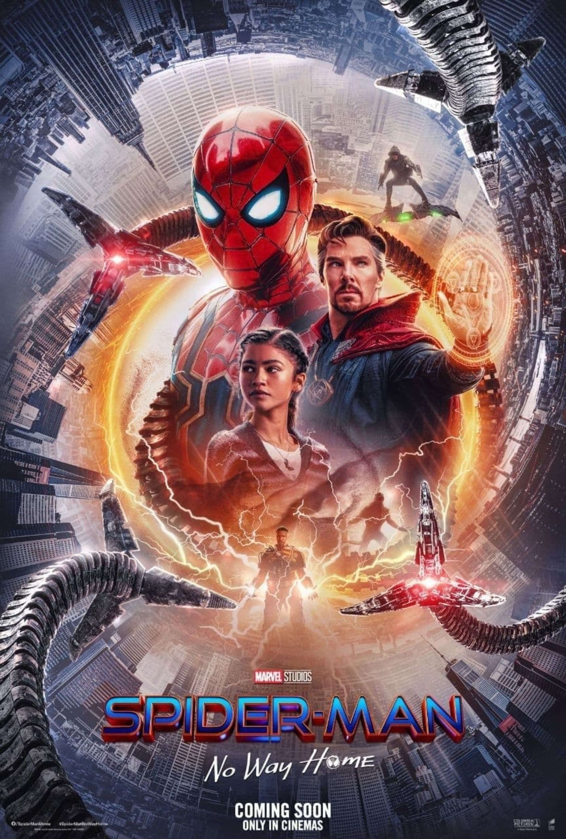 پوستر جدید و بین المللی فیلم Spider-Man: No Way Home