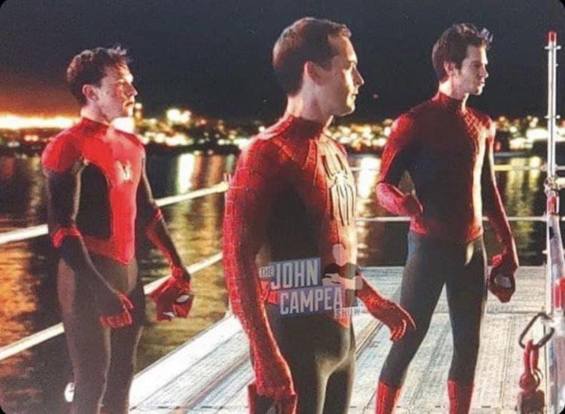 نسخه توبی مگوایر، اندرو گارفیلد و تام هالند مرد عنکبوتی در فیلم Spider-Man: No Way Home