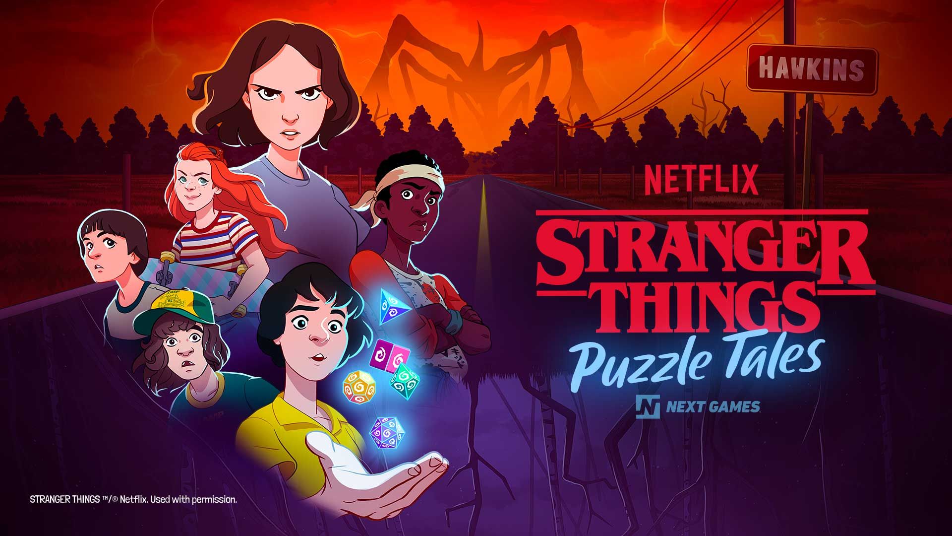 پوستر بازی Stranger Things: Puzzle Tales
