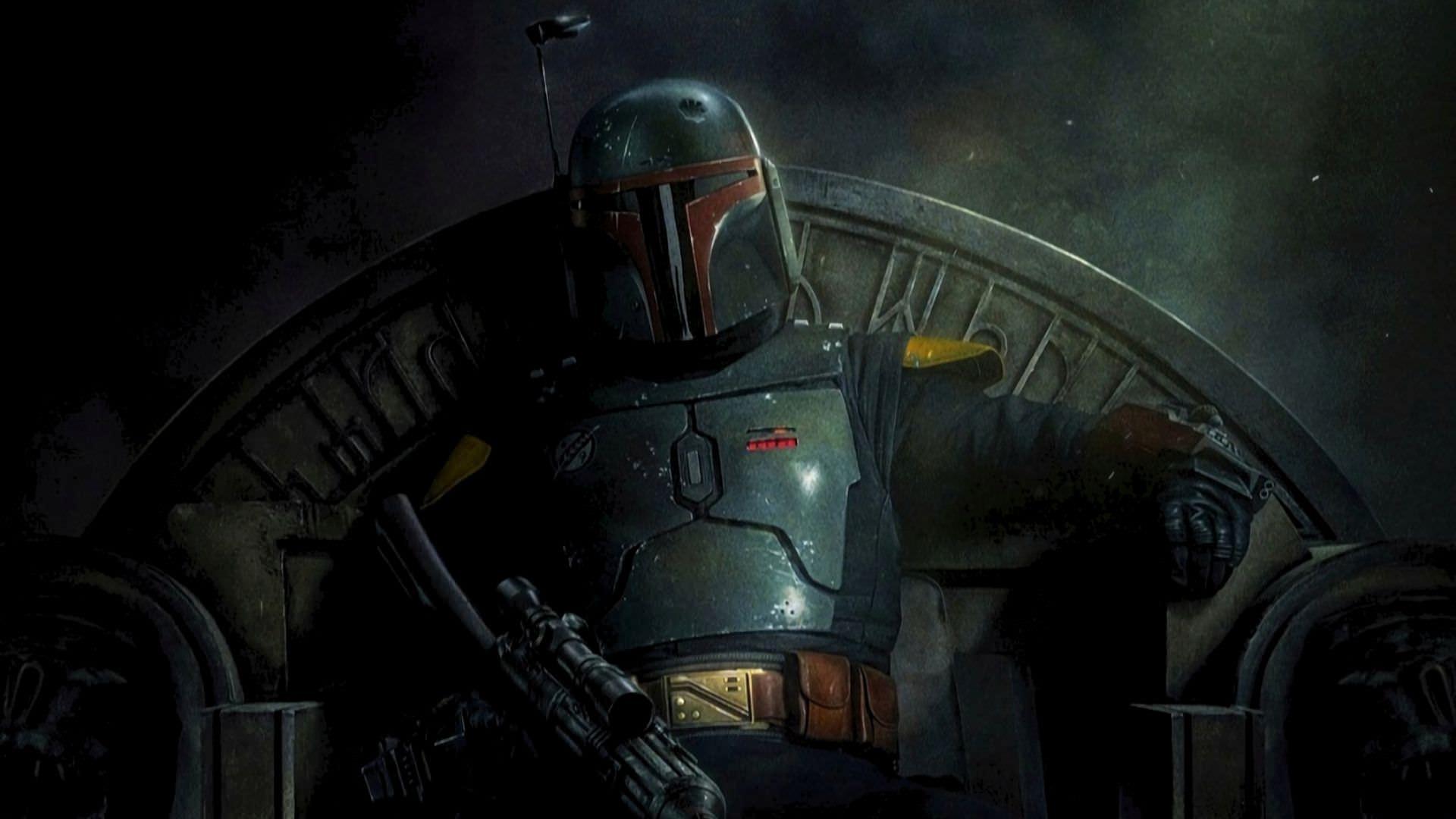 بوبا فت در پوستر سریال The Book of Boba Fett