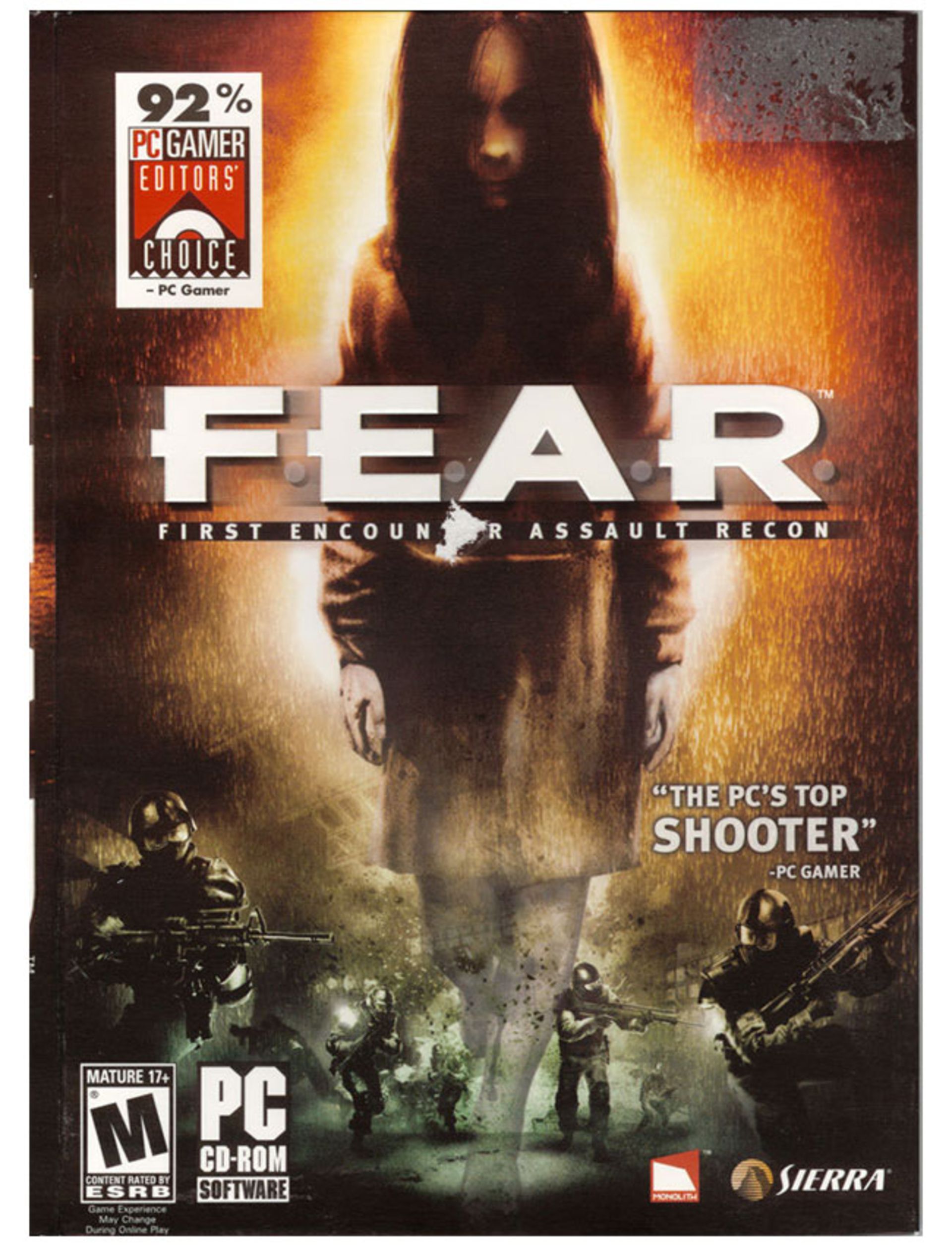 کاور رسمی بازی F.E.A.R. First Encounter Assault Recon