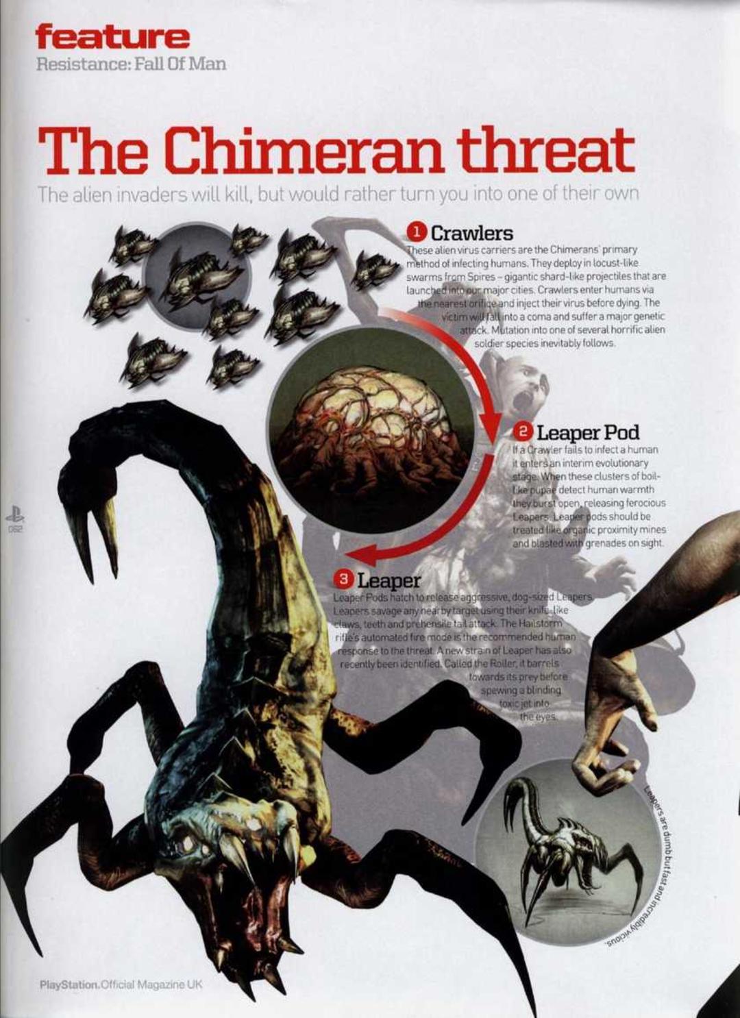 دشمنان در بازی Resistance: Fall of Man