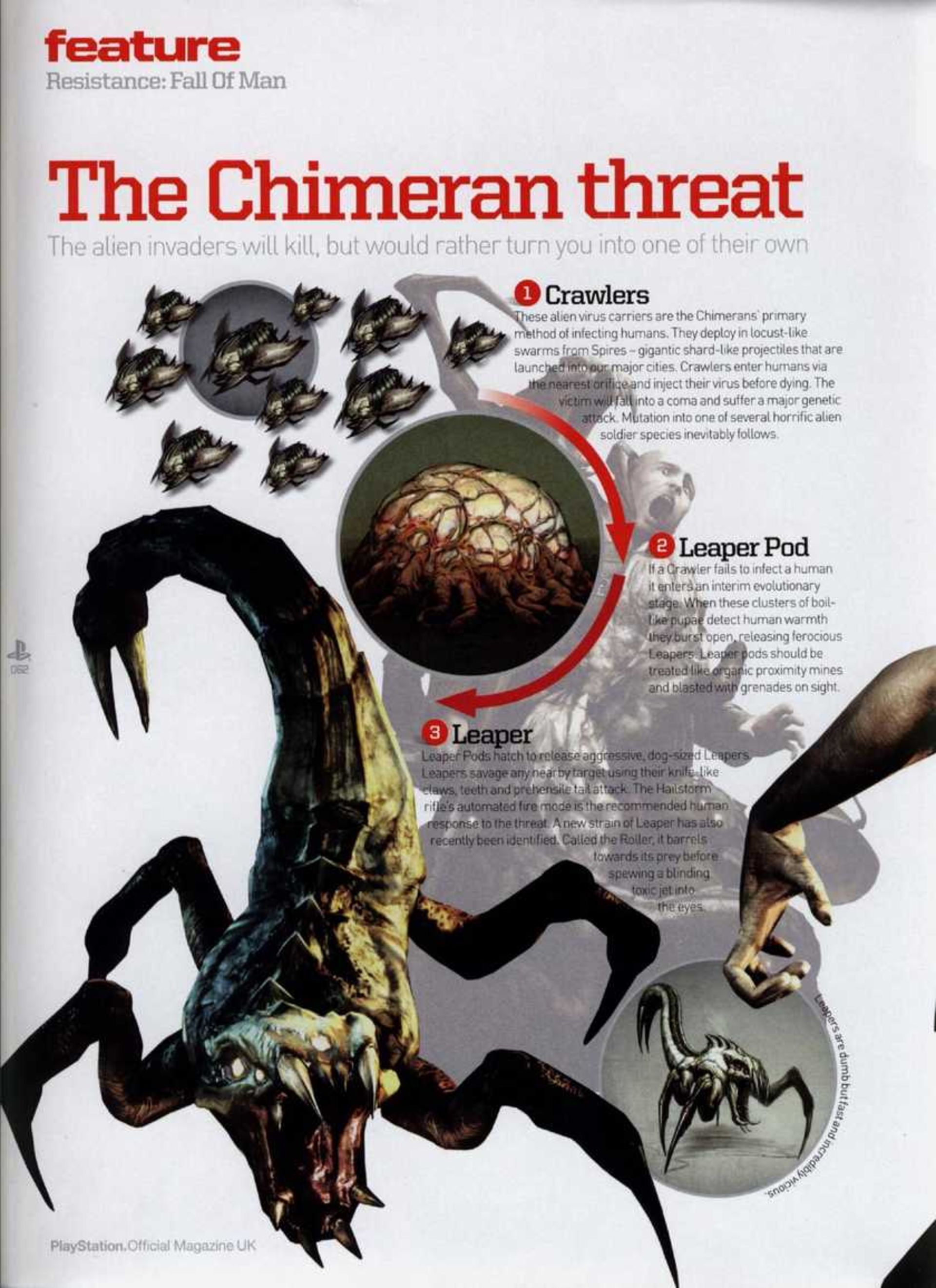 دشمنان در بازی Resistance: Fall of Man