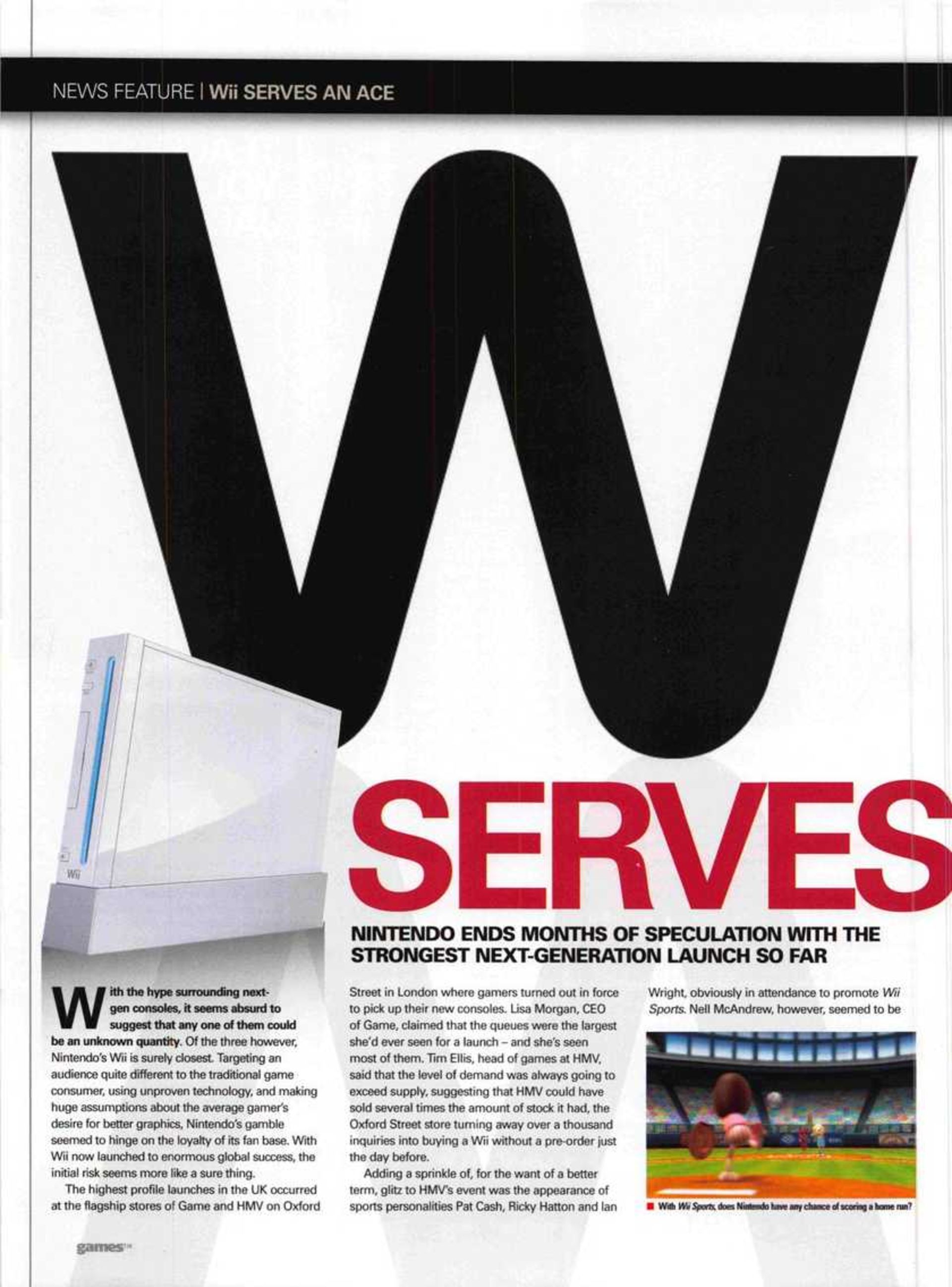 بازی Wii Sport در مجلات