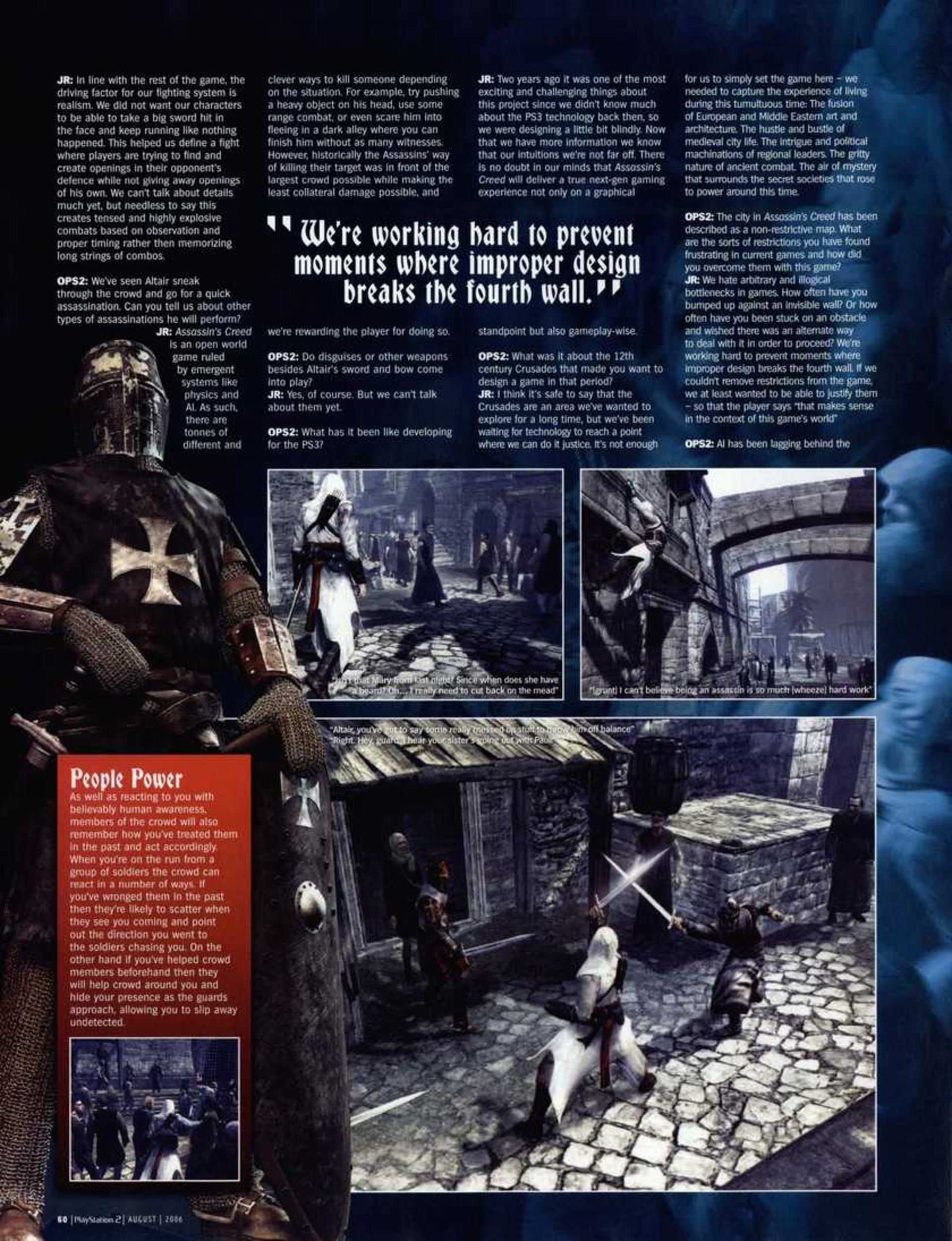 بازی Assassin's Creed در مجلات