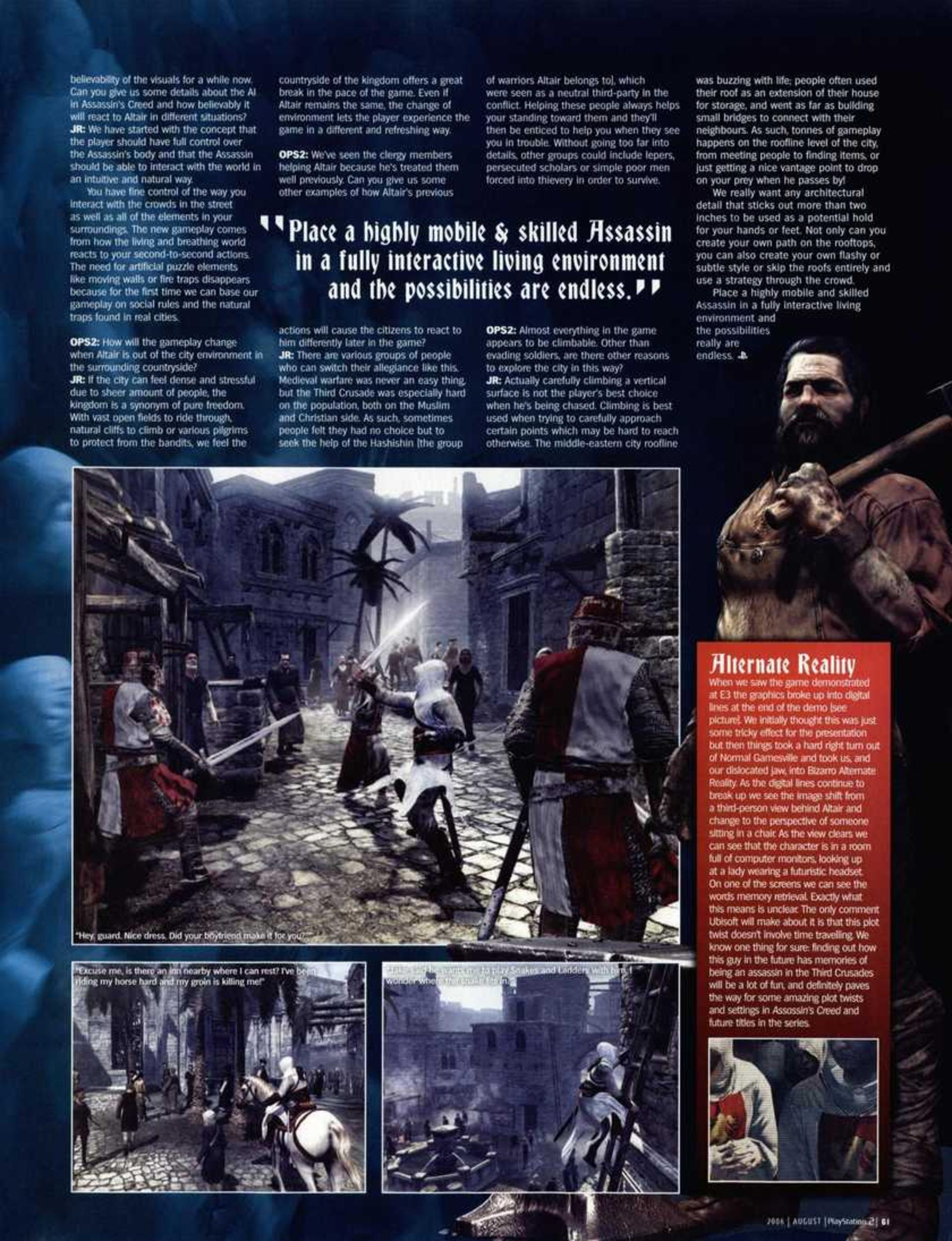 بازی Assassin's Creed در مجلات