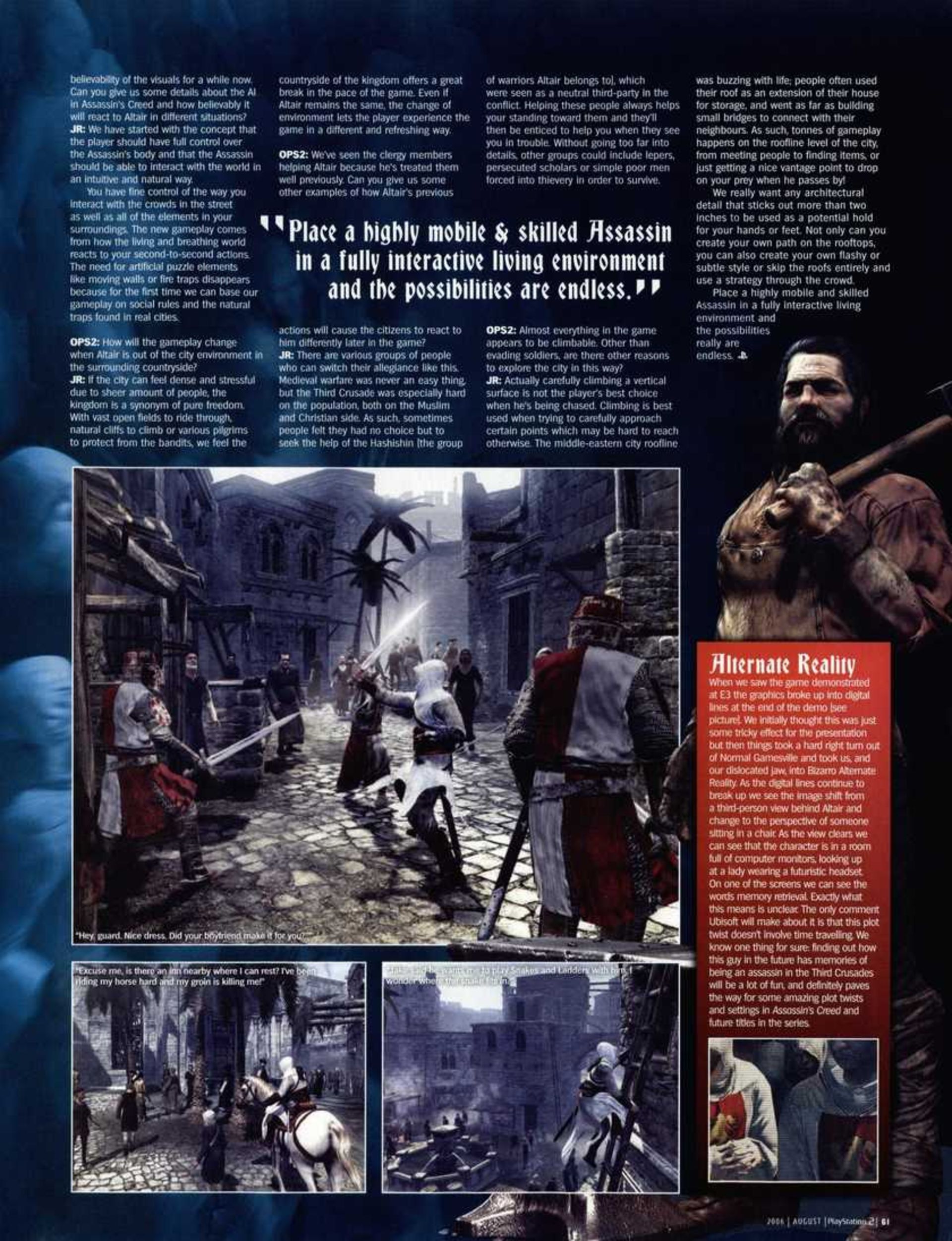 بازی Assassin's Creed در مجلات