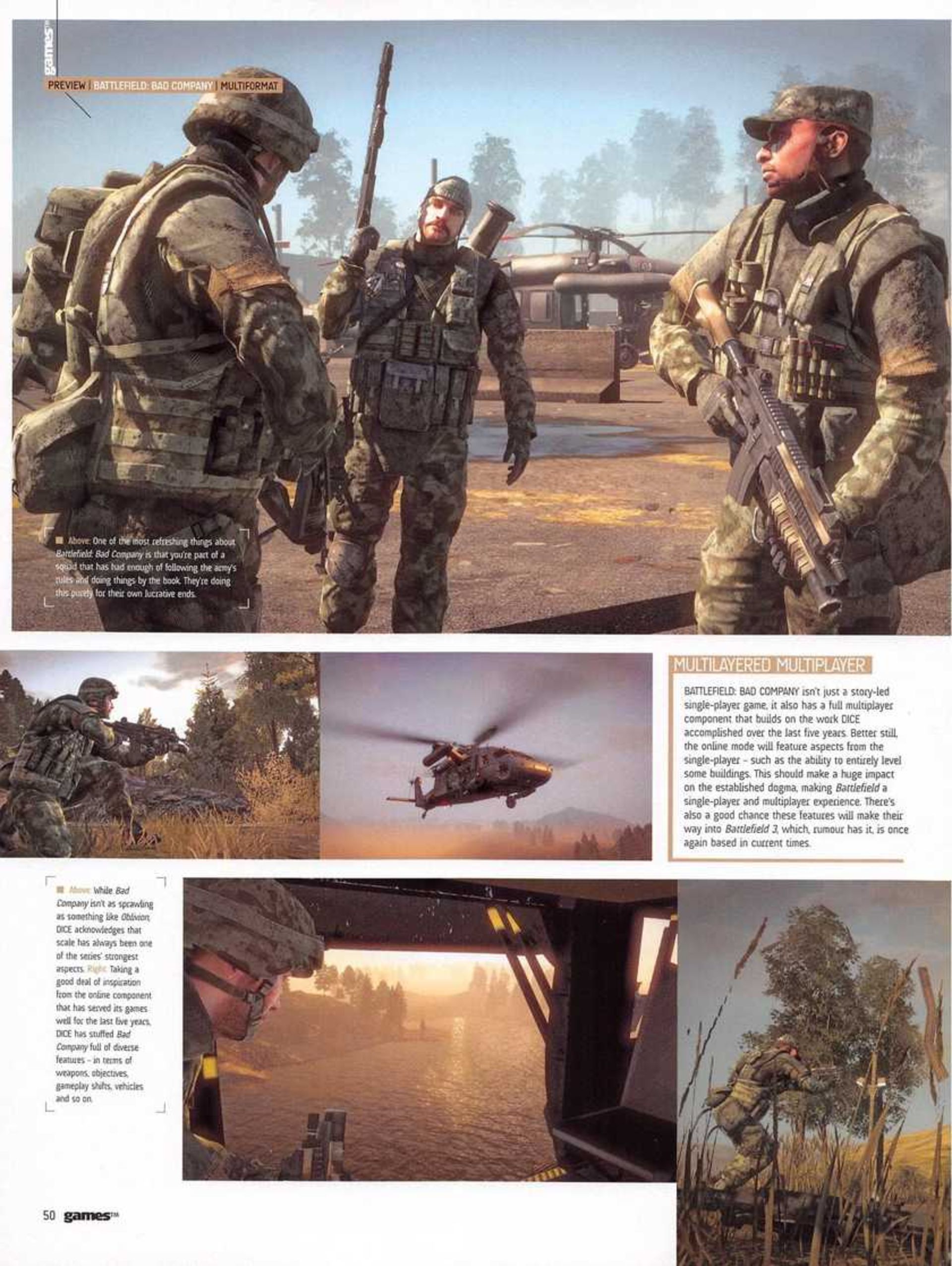 بازی Battlefield: Bad Company در مجلات