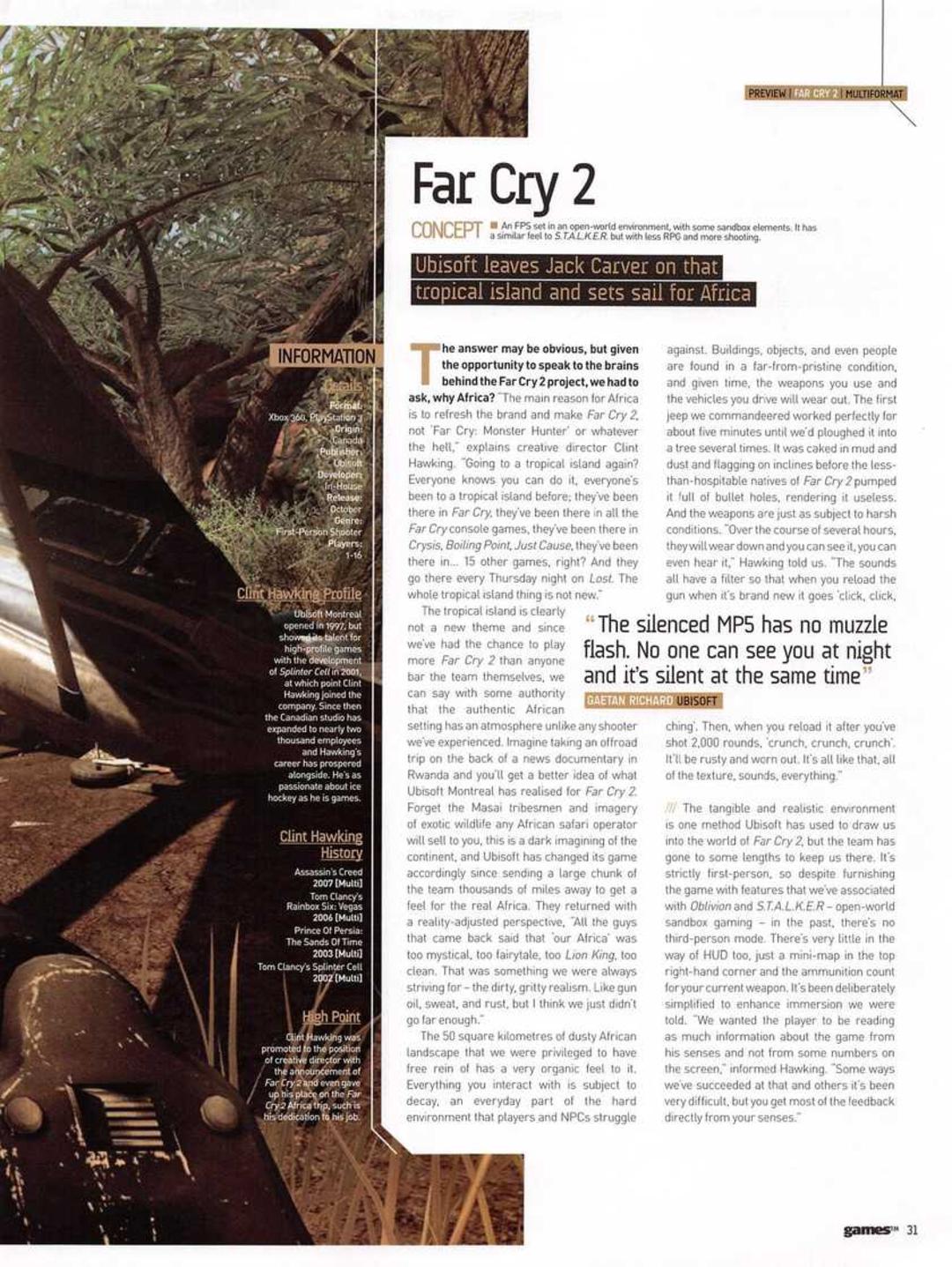 بازی Far Cry 2 در مجلات