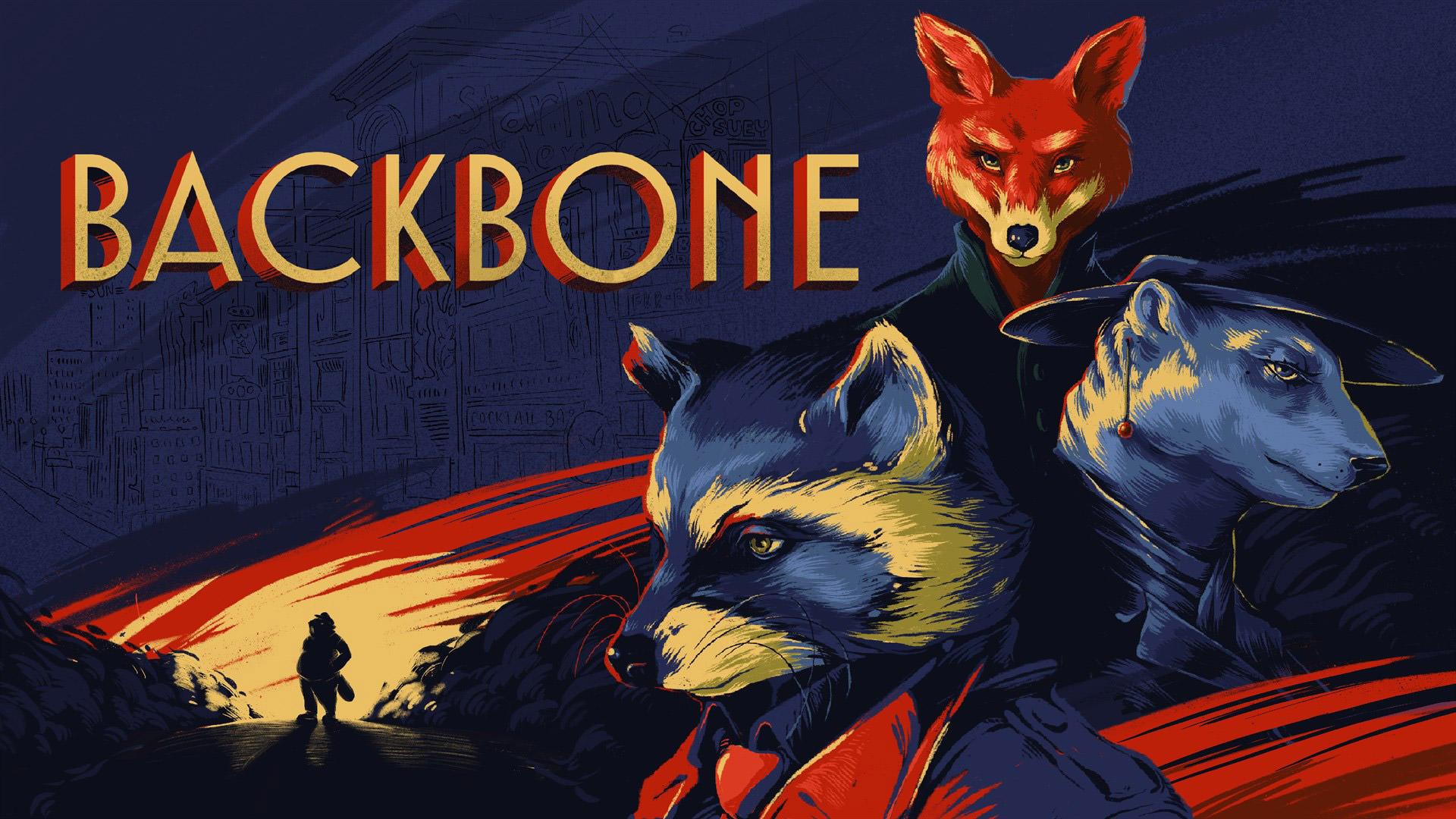 شخصیت اصلی Backbone در پوستر این بازی