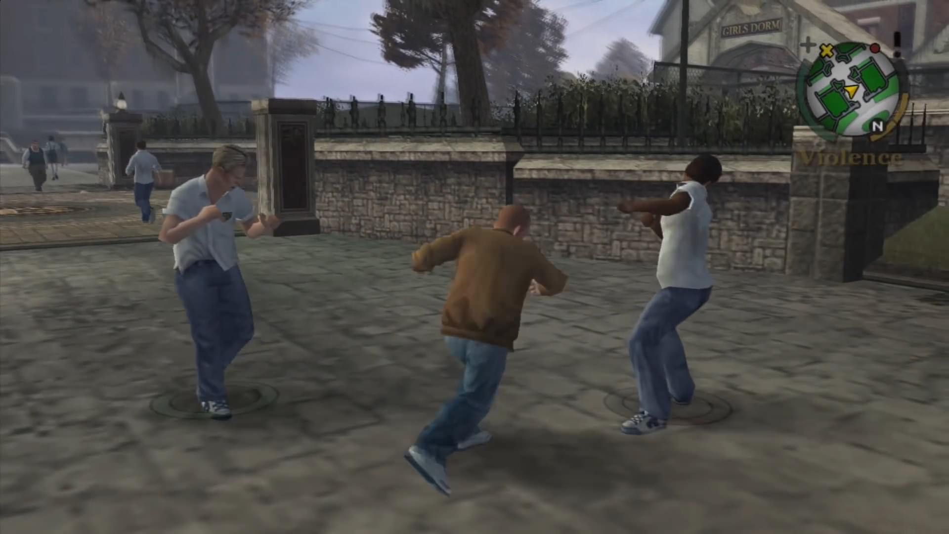 مبارزه با دشمنان در بازی Bully