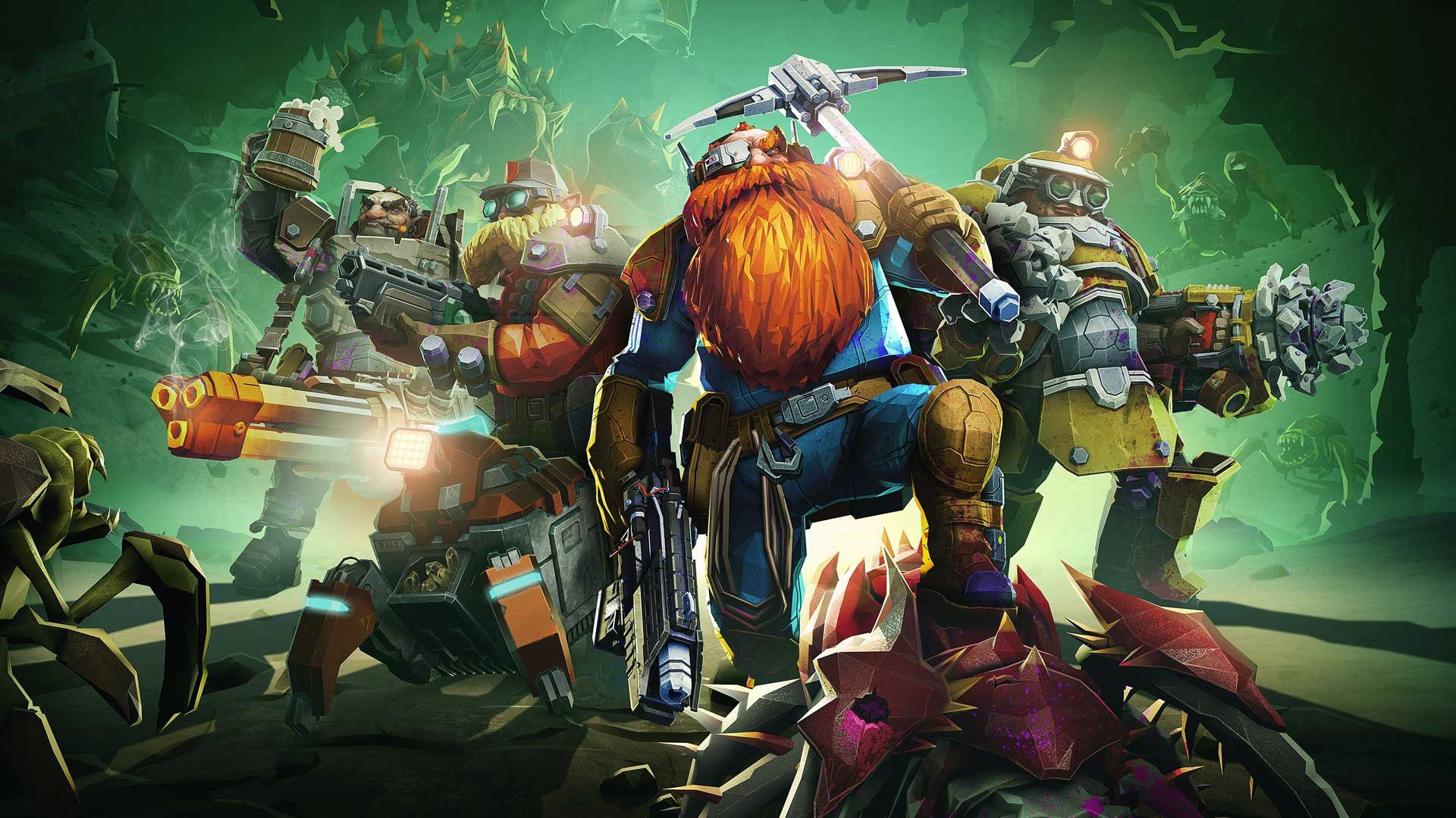 دورف های فضایی قدرتمند در بازی شوتر اول شخص Deep Rock Galactic