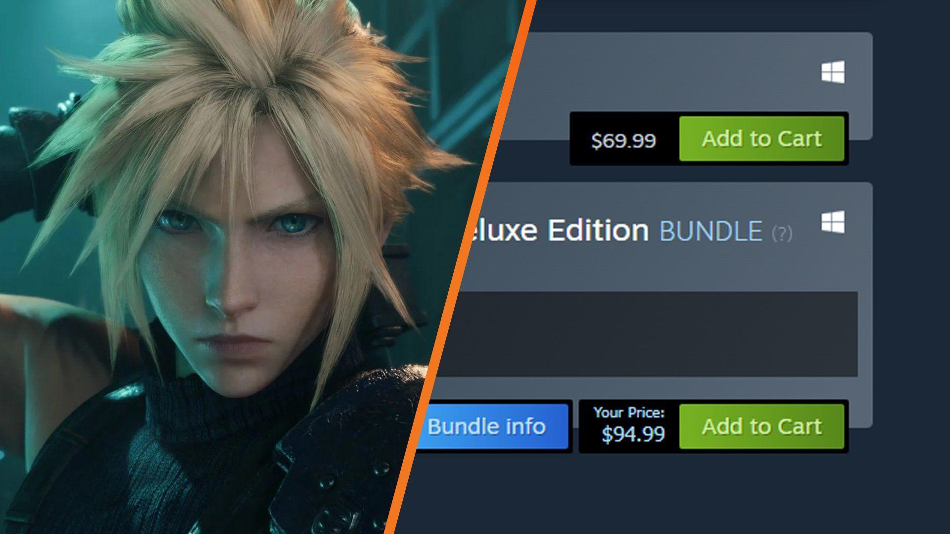 قیمت ۷۰ دلاری Final Fantasy 7 Remake Intergrade روی استیم