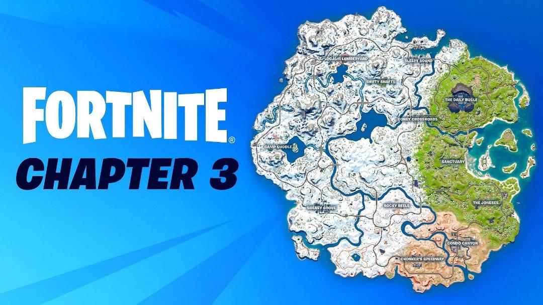 نقشه فصل Flipped بازی فورتنایت