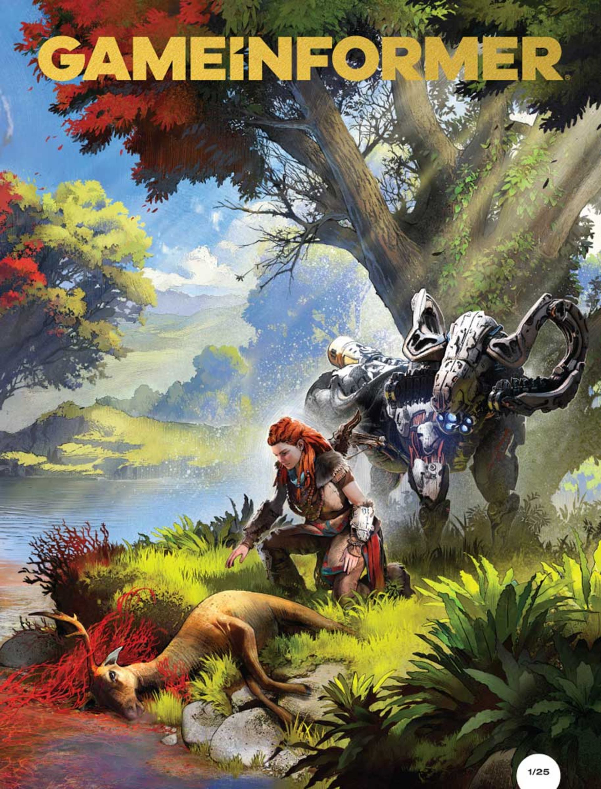 شماره ۳۴۲ مجله Game Informer با محوریت بازی Horizon Forbidden West گوریلا گیمز سونی