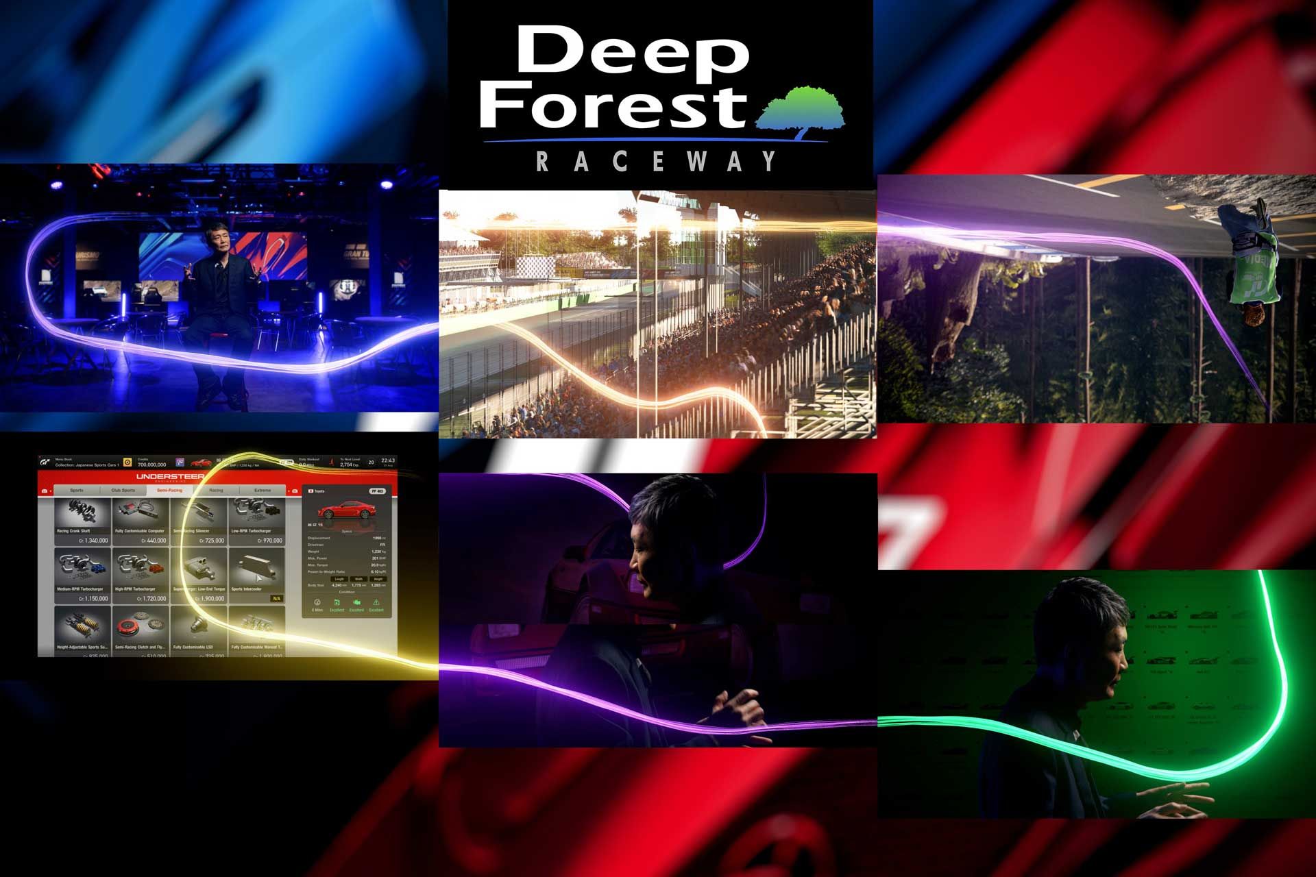 مسیر مسابقه Deep Forest در بازی Gran Turismo 7 (گرن توریزمو 7) پلی استیشن سونی
