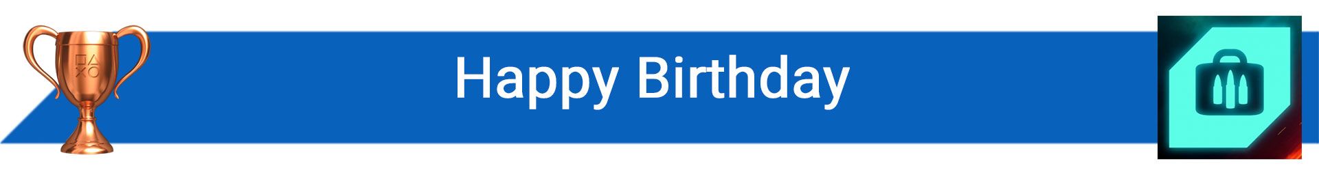 تروفی Happy Birthday