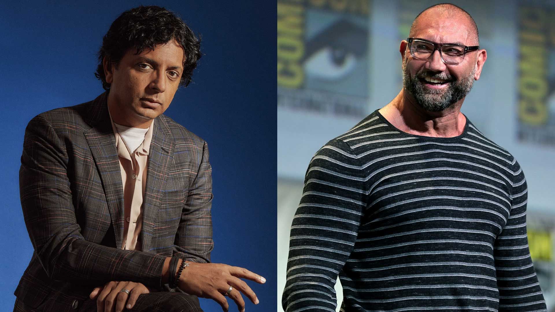 همکاری ام. نایت شامالان و دیو باتیستا در فیلم Knock at the Cabin