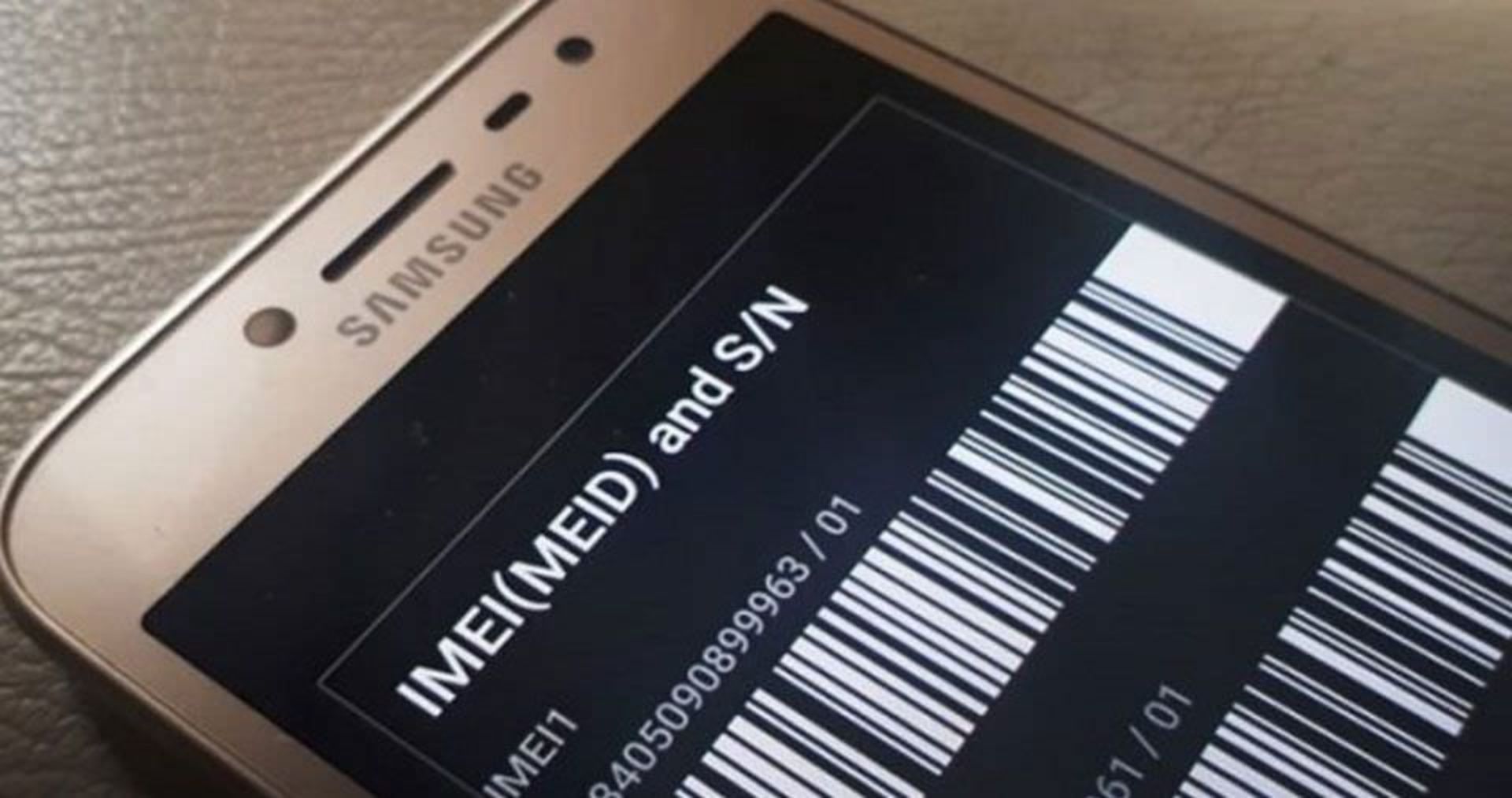 Samsung IMEI MEID and S/N