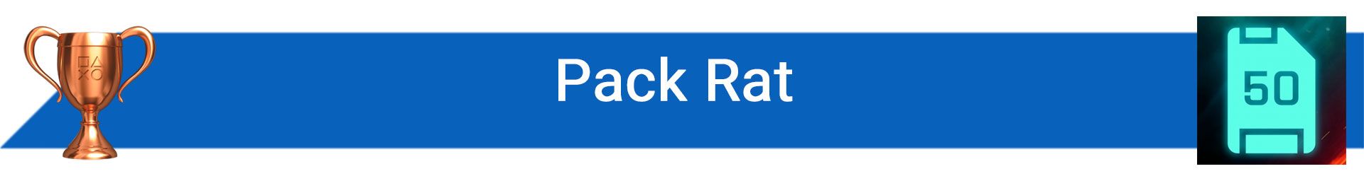 تروفی Pack Rat