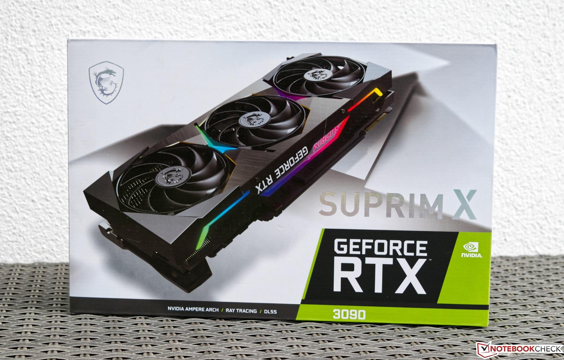 کارت گرافیک MSI GeForce RTX 3090 SUPRIM X
