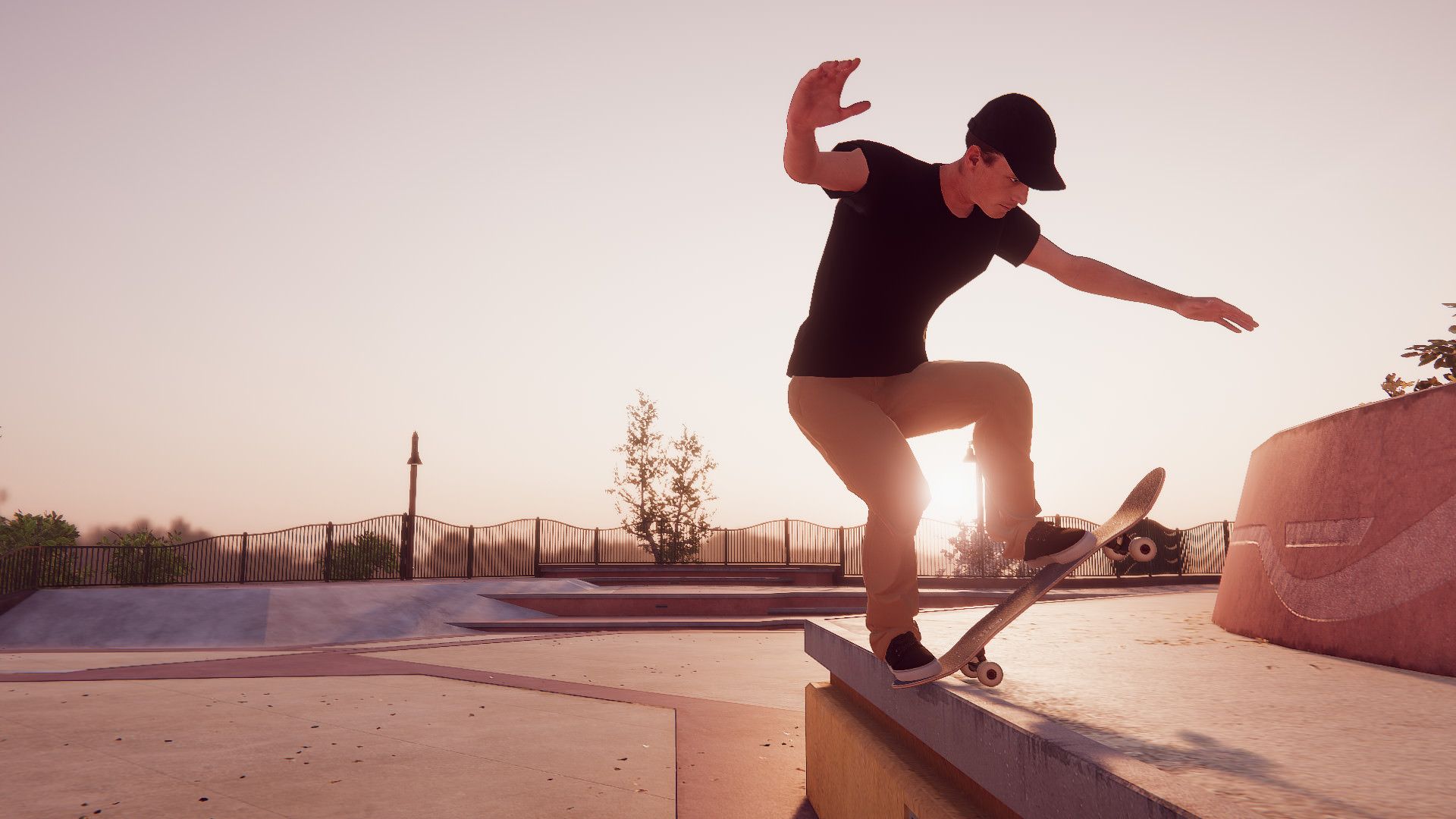 پرش با اسکیت از روی موانع در بازی Skater XL