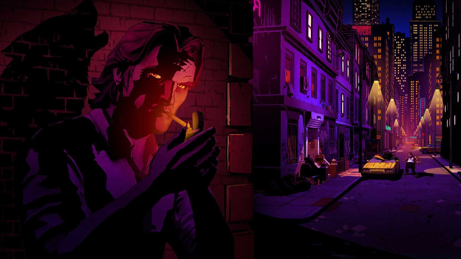 نورهای نئونی شهر بازی The Wolf Among Us شرکت Telltale Games