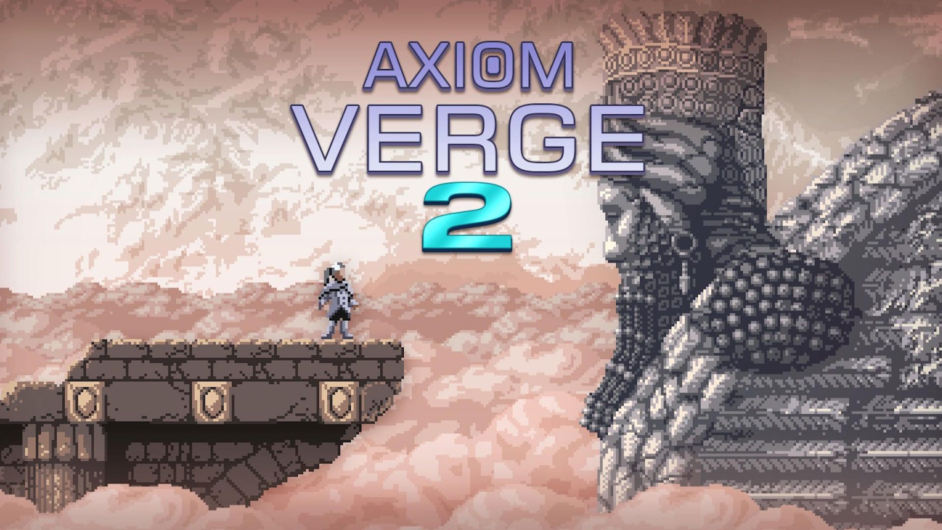 پوستر بازی مستقل مترویدوینیا Axiom Verge 2