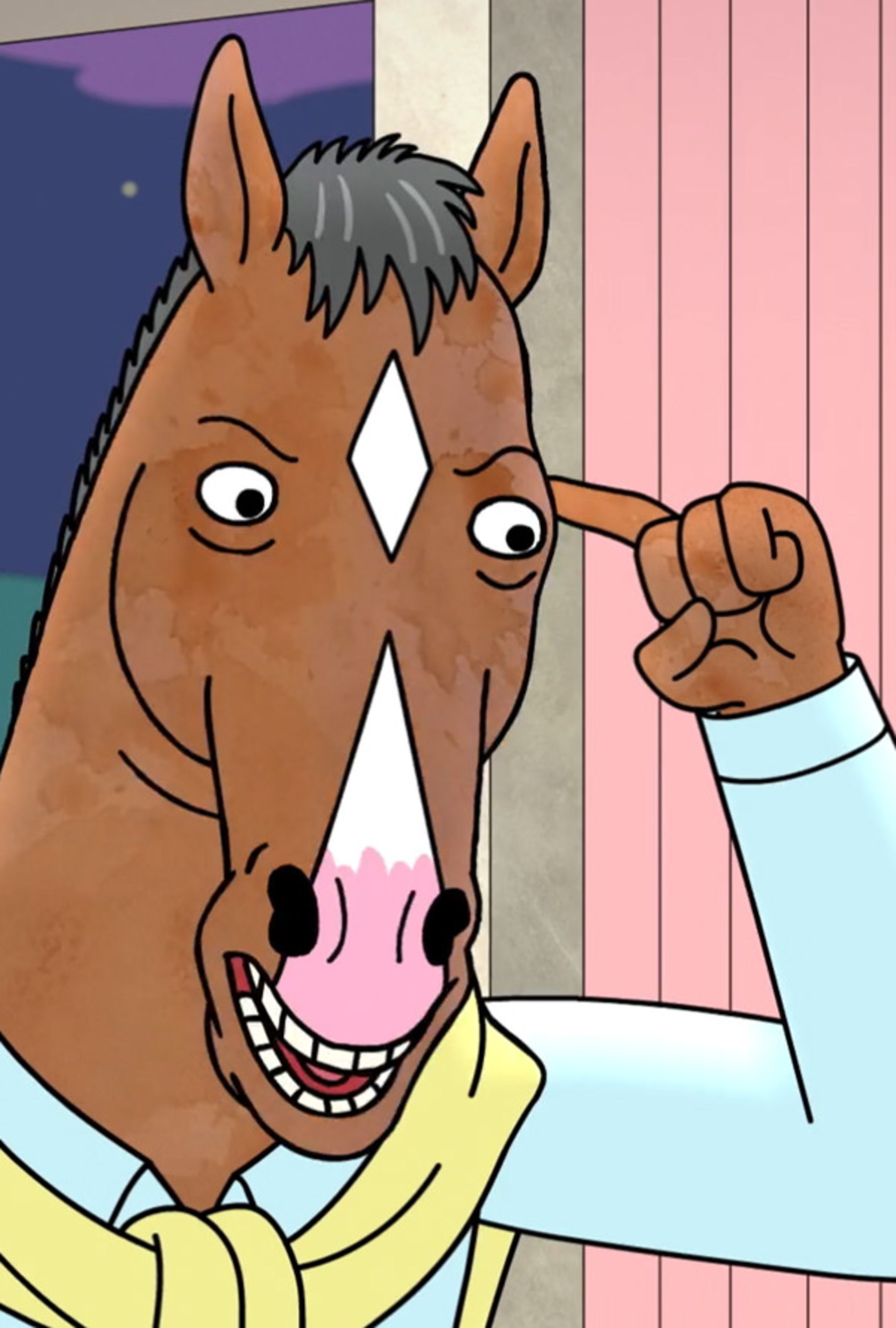 2021-2-bojack-horseman-pointing-to-his-head