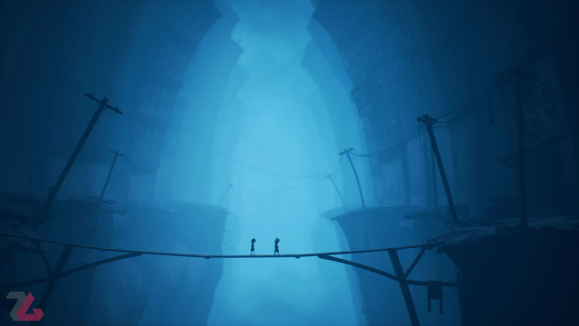حرکت روی پل در بازی Little Nightmares 2