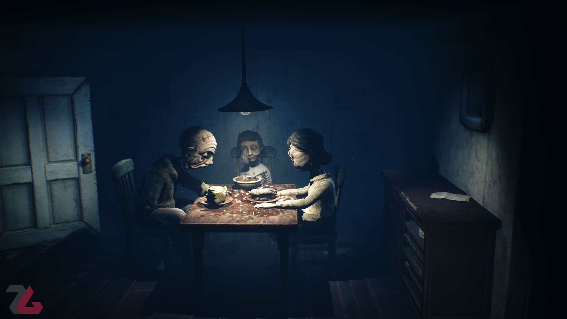 خانواده ترسناک در little nightmares 2