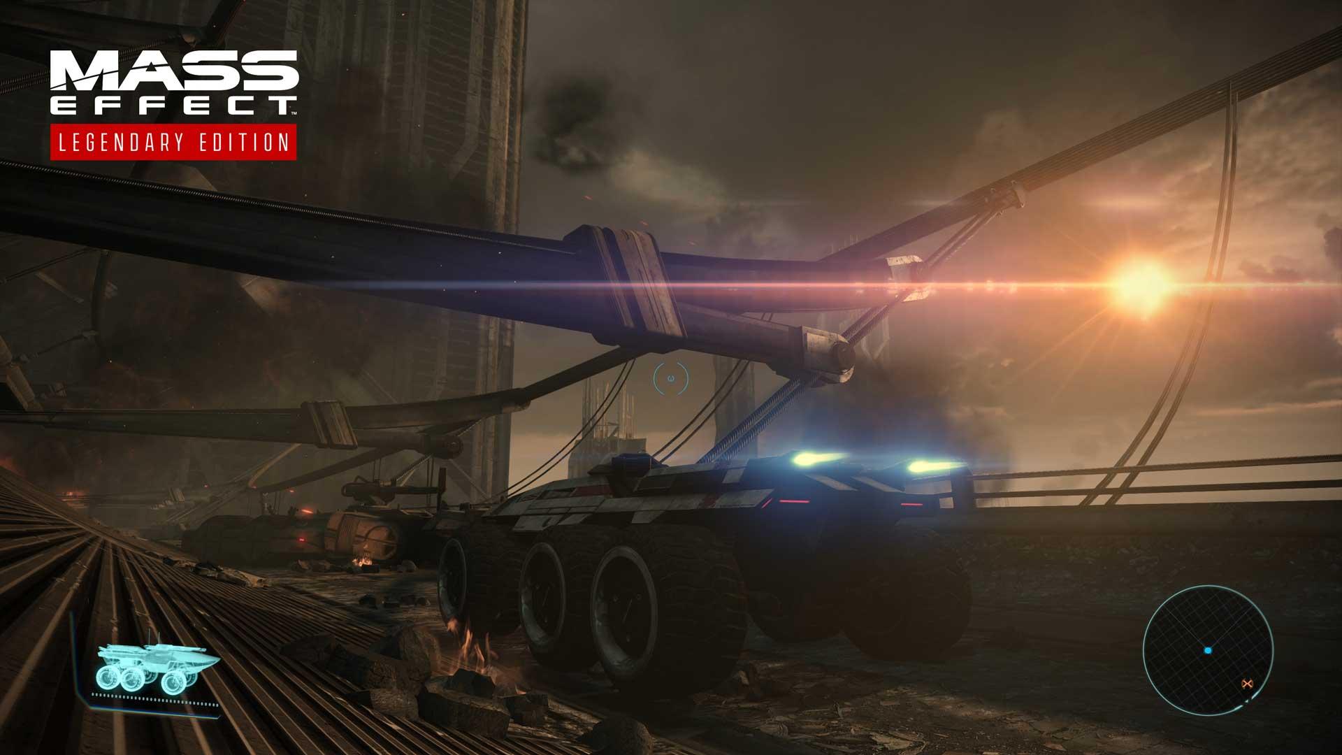 خودرو آینده نگرانه و پیشرفته در سیاره بازی Mass Effect Legendary Edition
