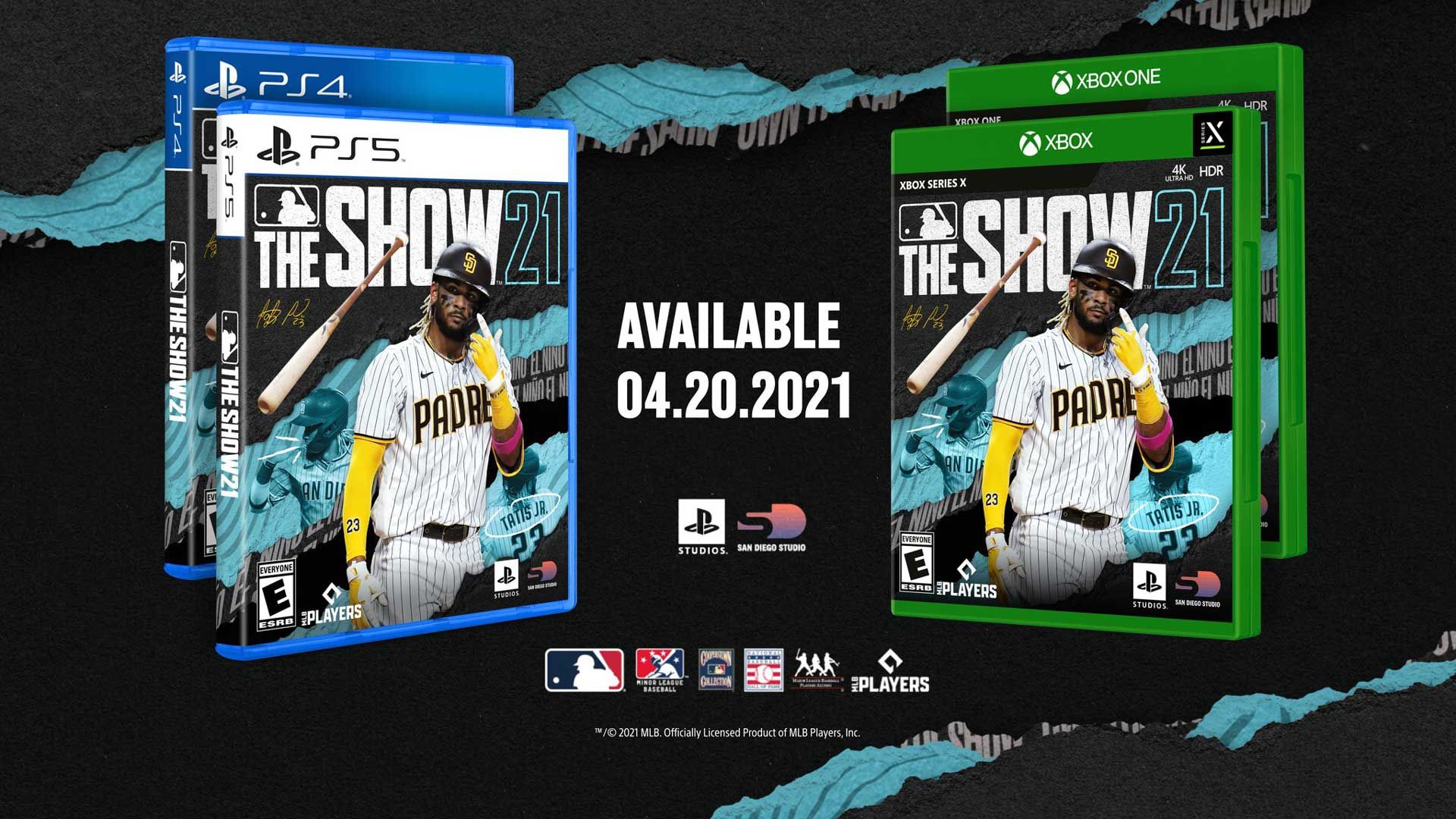 باکس آرت نسخه های ایکس باکس و پلی استیشن بازی MLB The Show ورزش بیسبال