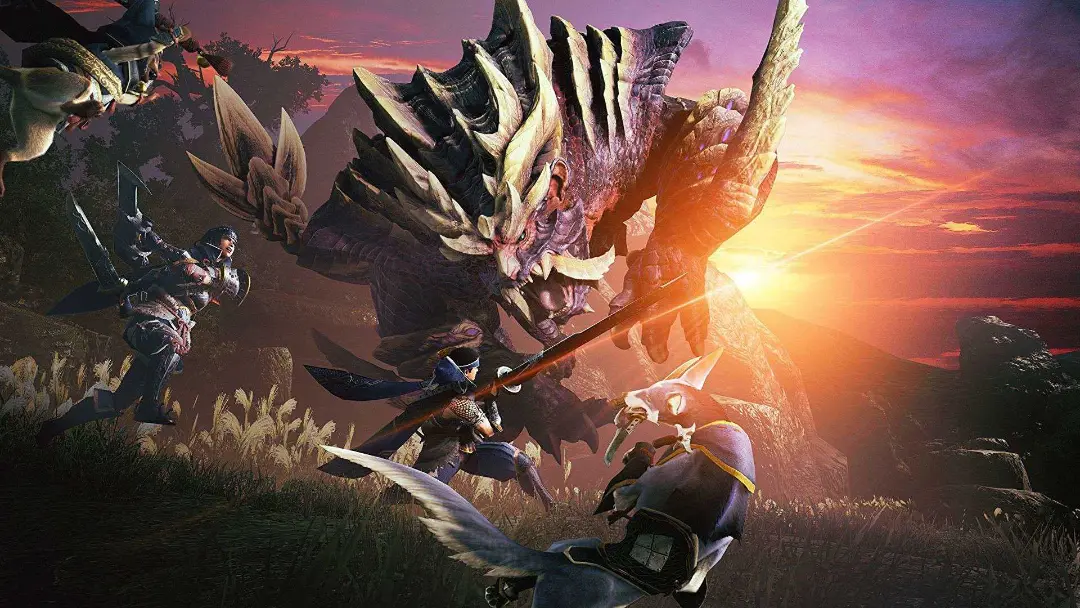  مبارزه با هیولا در بازی Monster Hunter Rise