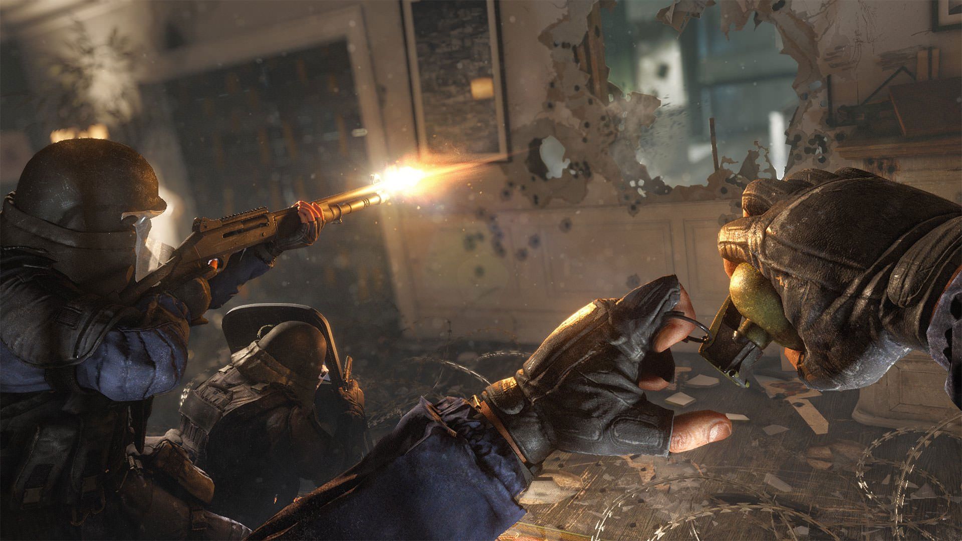 پرتاب نارنجک در بازی Rainbow Six Siege