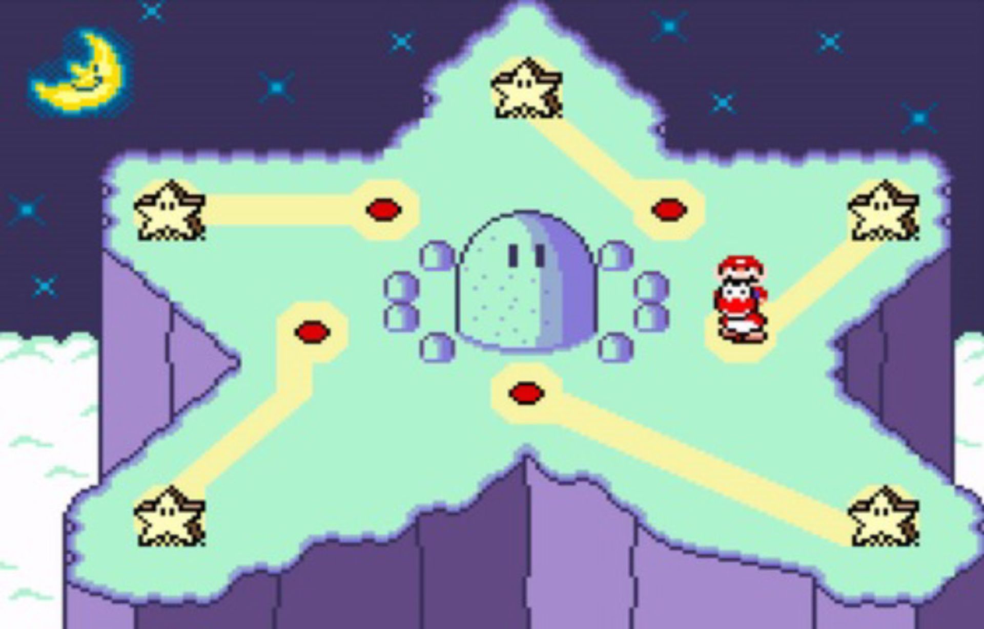 مکانیزم Fast Travel بازی Super Mario World