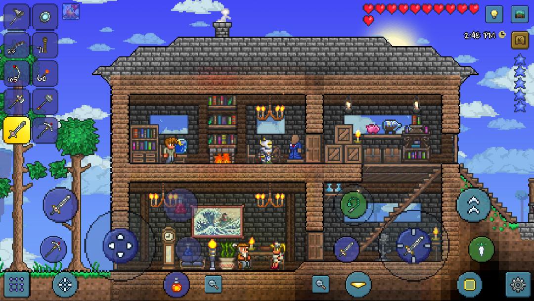 تصویری از گیم‌پلی بازی Terraria