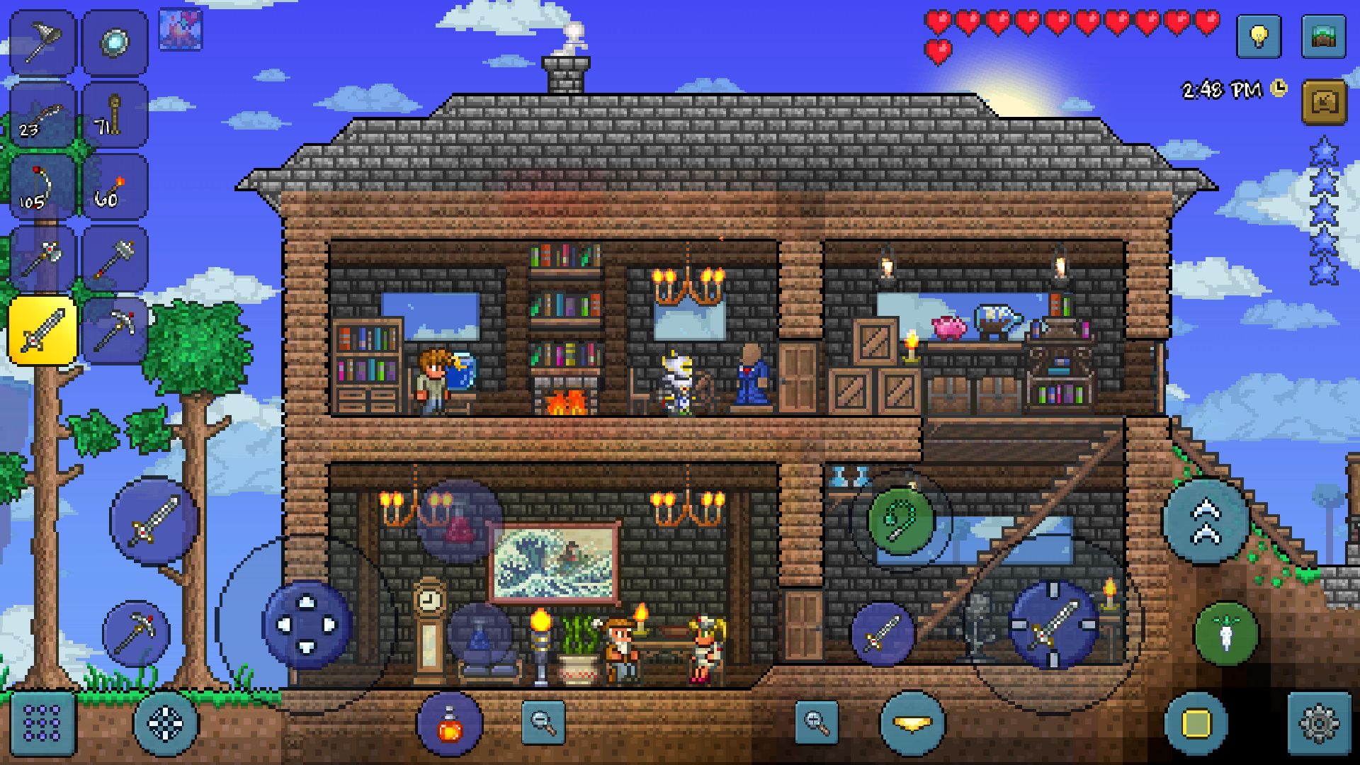 تصویری از گیم‌پلی بازی Terraria