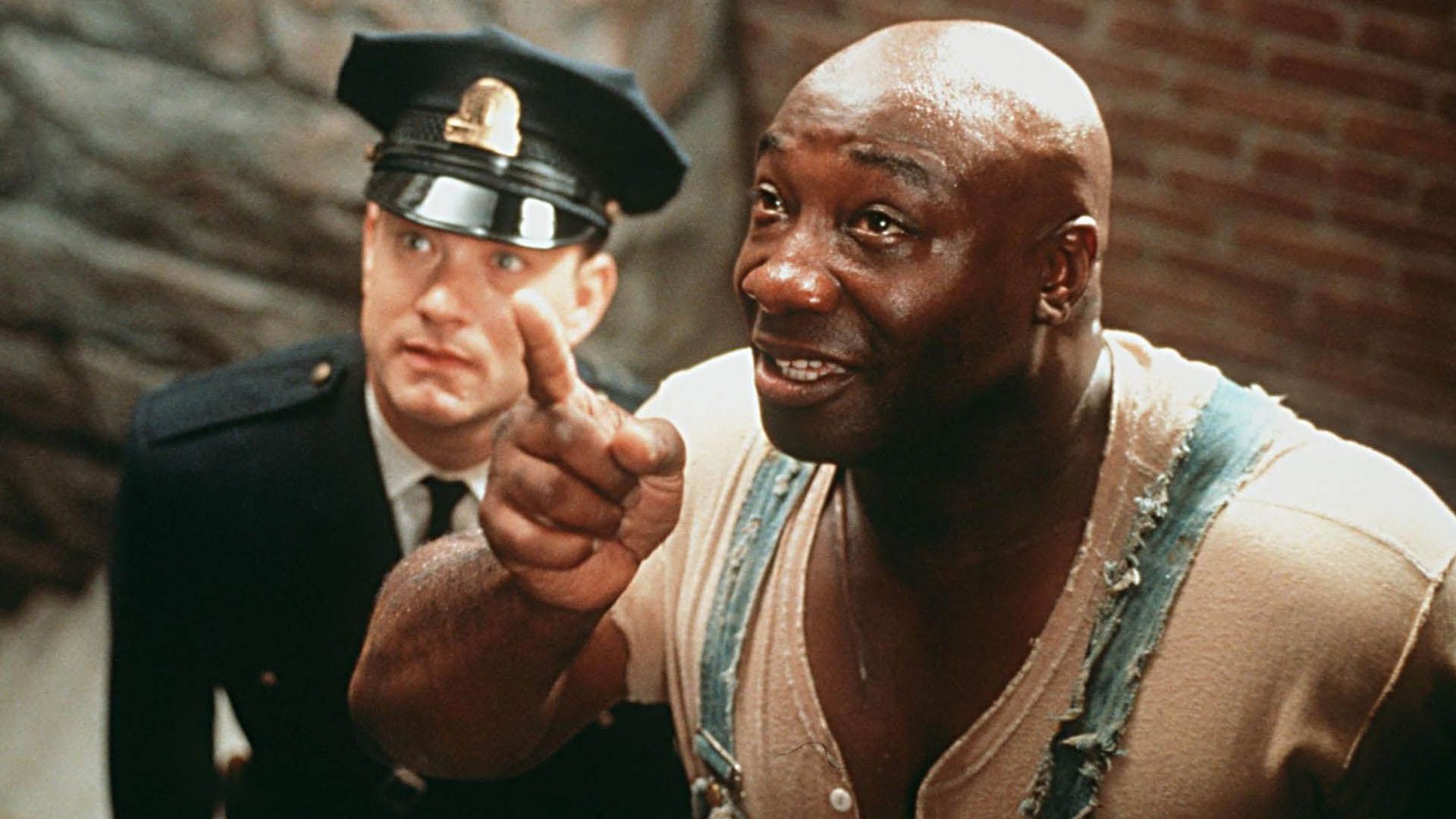 کاور فیلم The green mile با حضور تام هنکس و شخصیت جان کافی