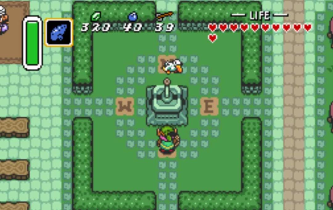 مجسمه اردک در بازی The Legend of zelda: Link to the past برای مکانیزم Fast Travel